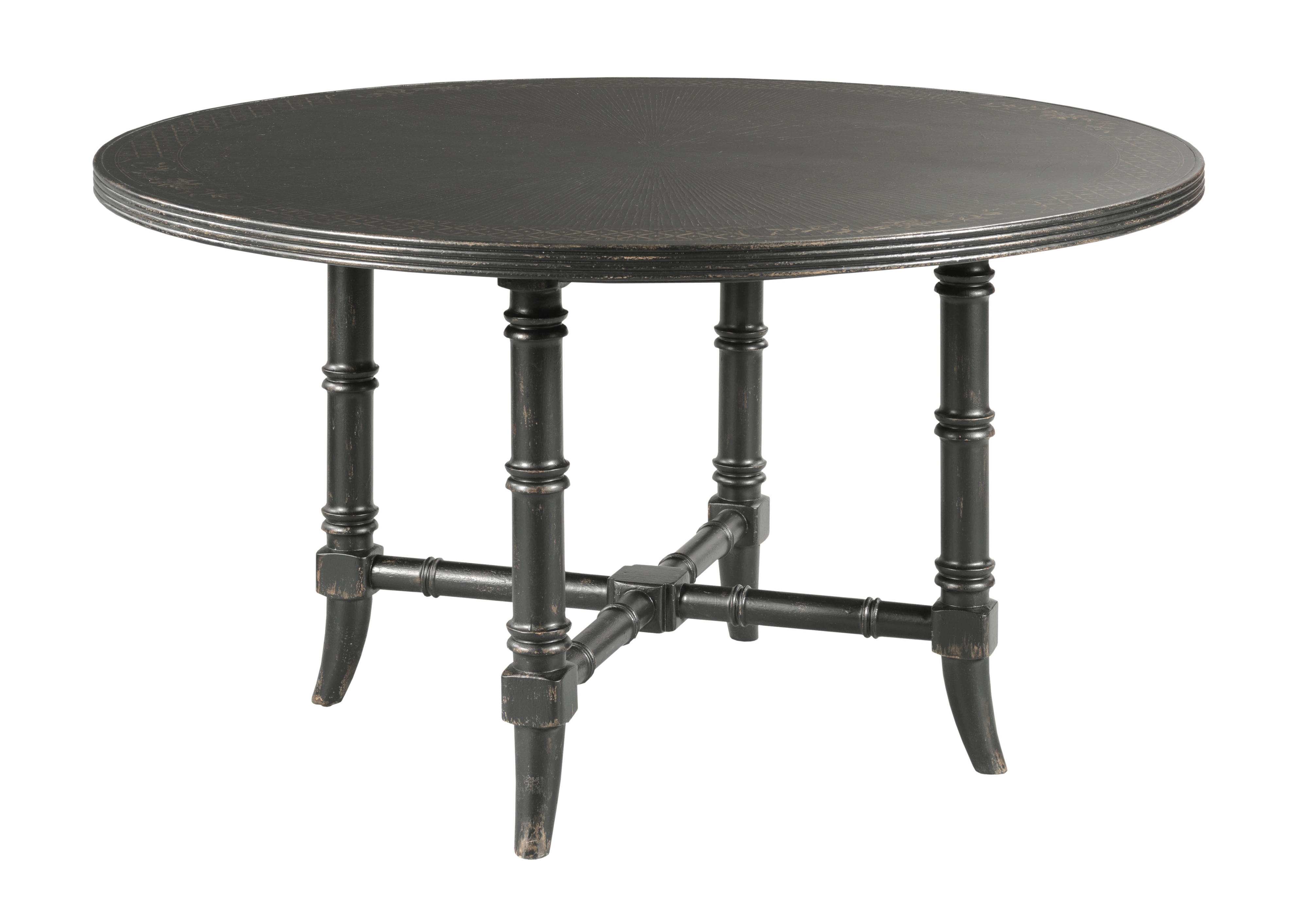 Round Bamboo Table