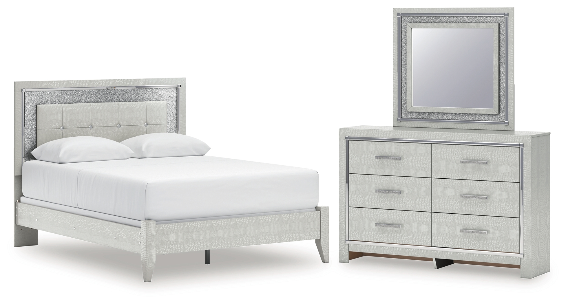 NEIGHBORHOOD - BiBi Signature Design by Ashley Bedroom Zyniden Queen Upholstered