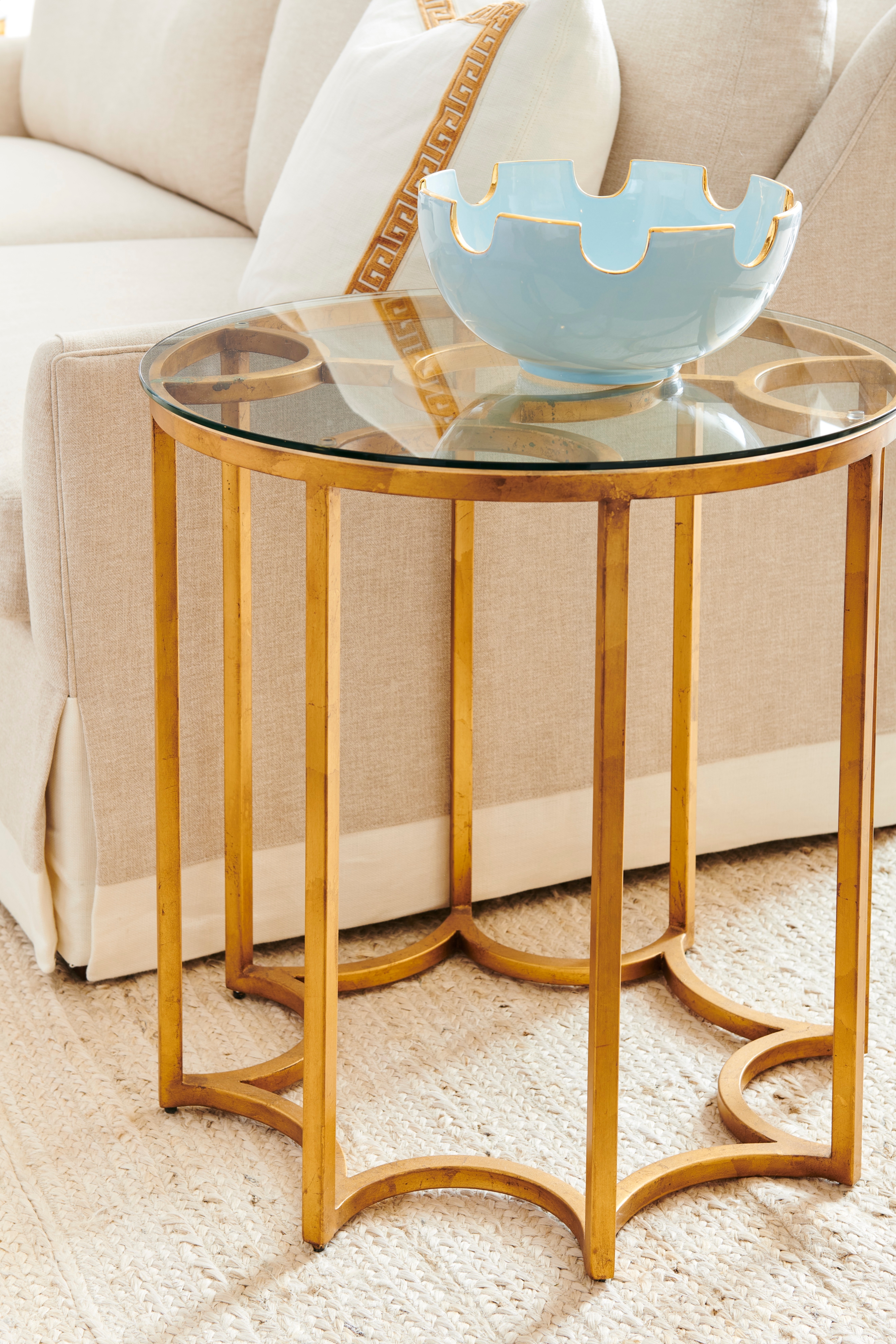 Lisette Side Table - Gold