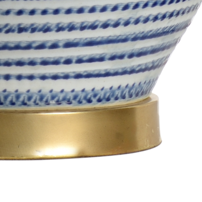 Classic Lamp - Blue/Gold