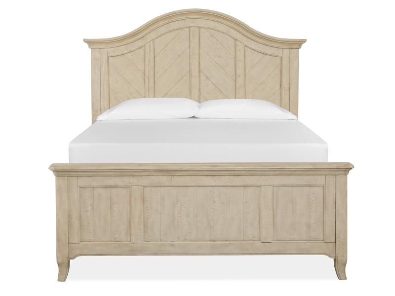 Magnussen Home Harlow B5491 Relaxed Vintage King Panel Bed Howell