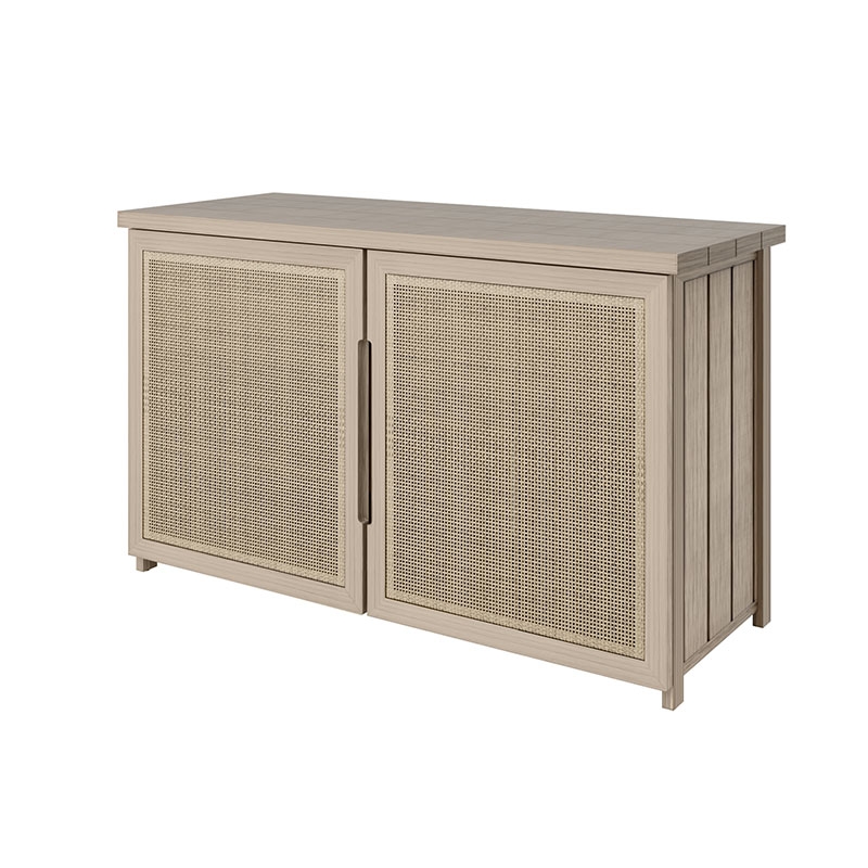 Woven-Door Sideboard