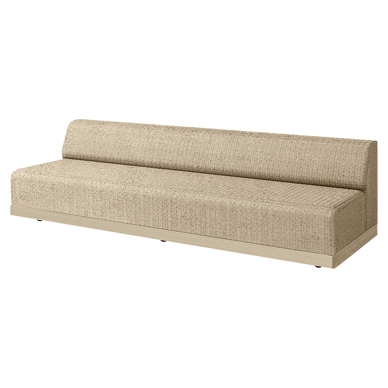 Padded 105" Armless Sofa Section
