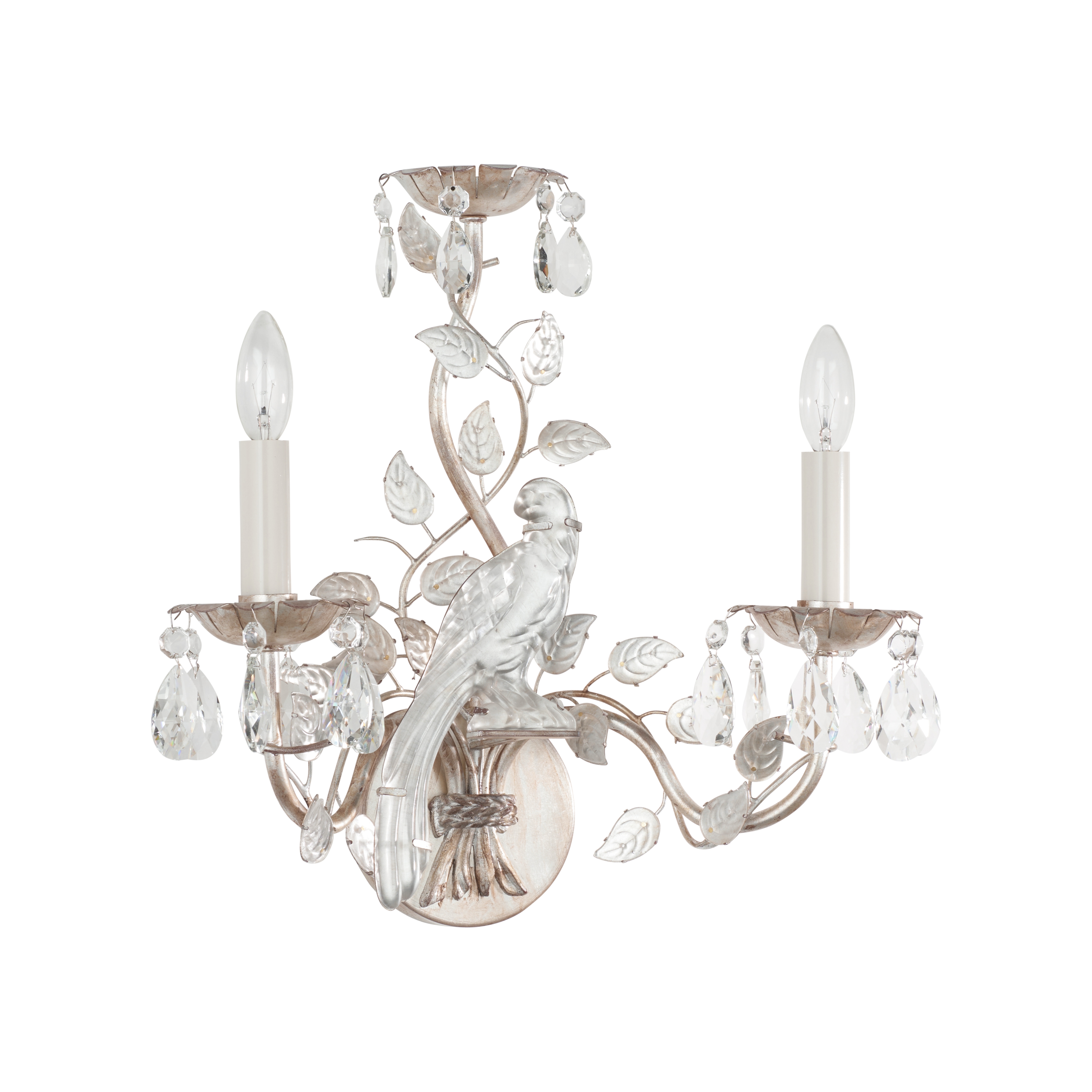 Crystal Bird Sconce - Left