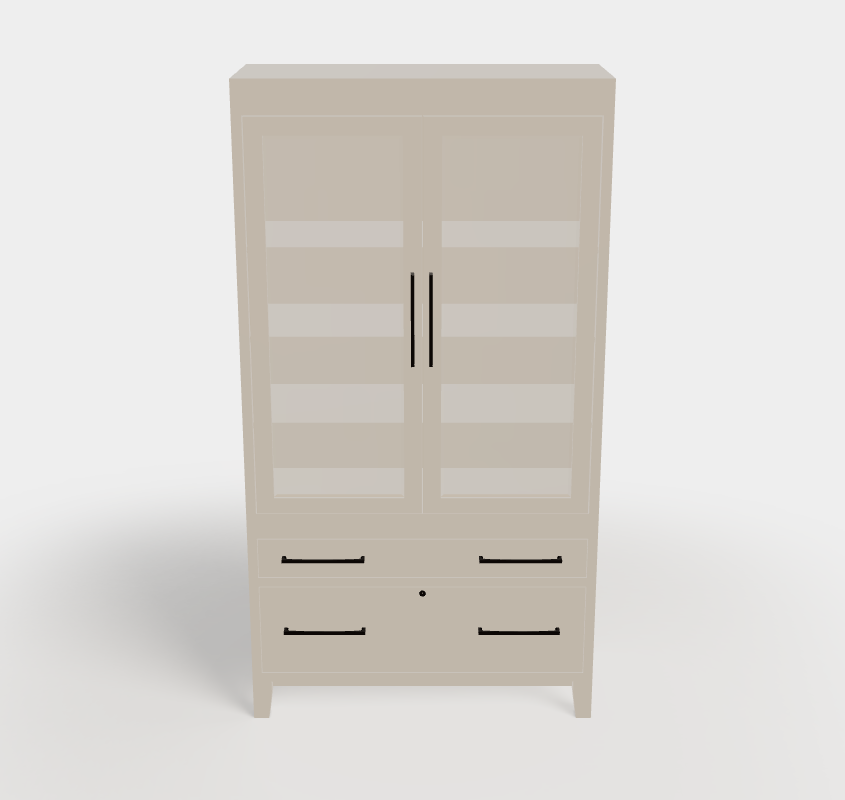 Oxford Bookcase (With Lock)