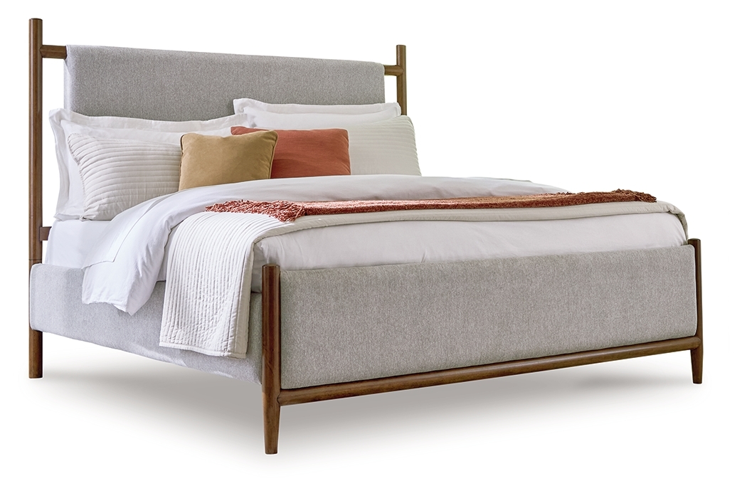 Queen Upholstered Panel Bed