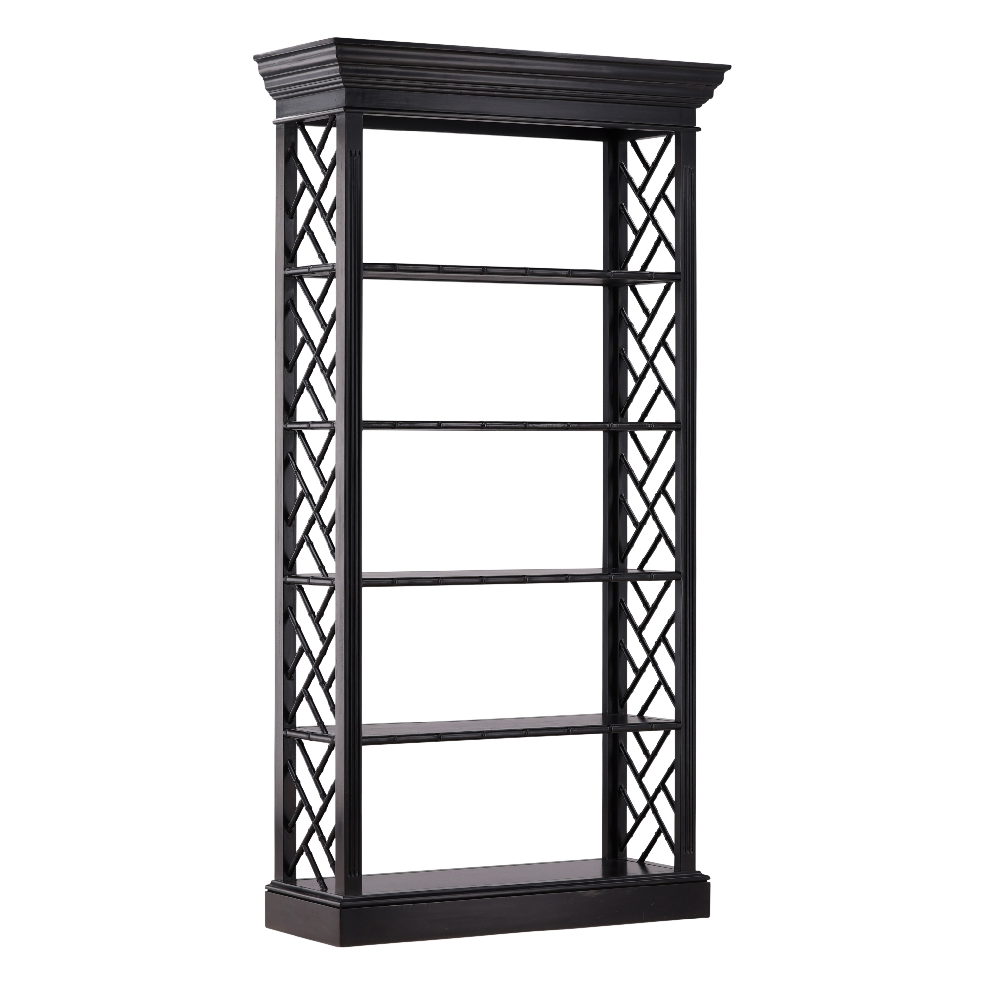 5-Shelf Bamboo Bookcase