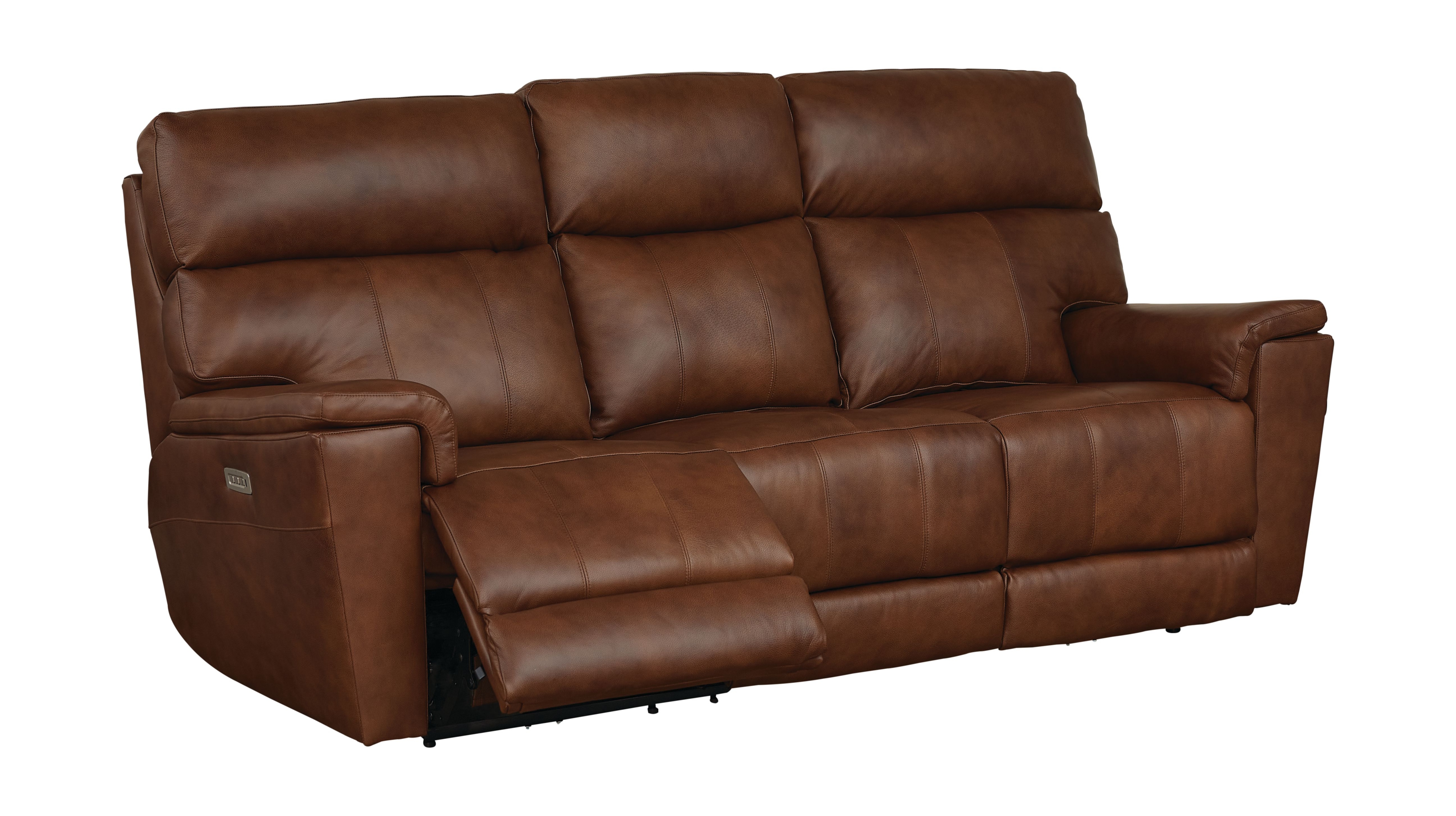 Bassett Club Level Beaufort Casual Power Reclining Sofa with Power