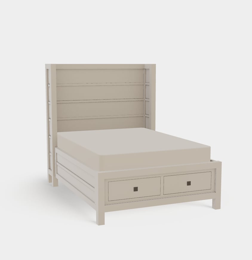 Fontana Full Footboard Storage Panel Bed