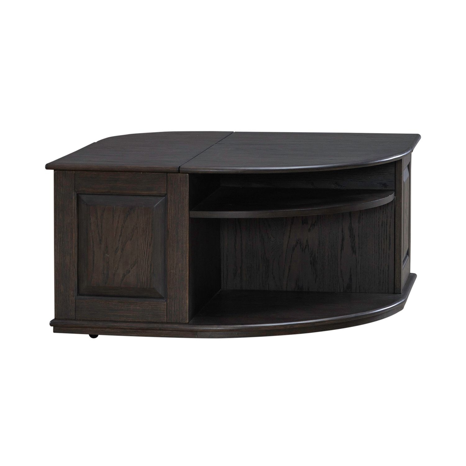 Libby Wesley 800681 Contemporary Wedge Cocktail Table with Two