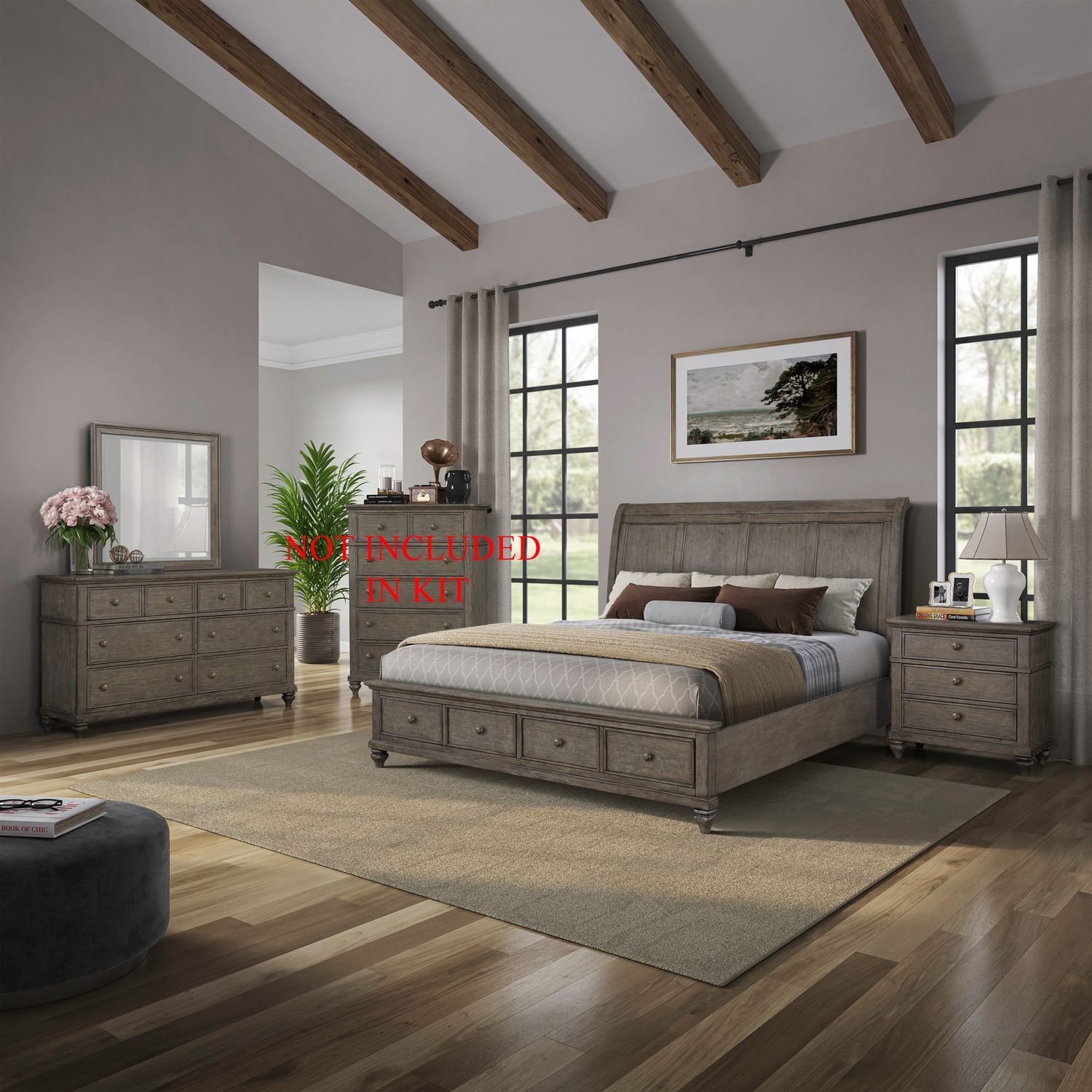 4-Piece Queen Storage Bedroom Set