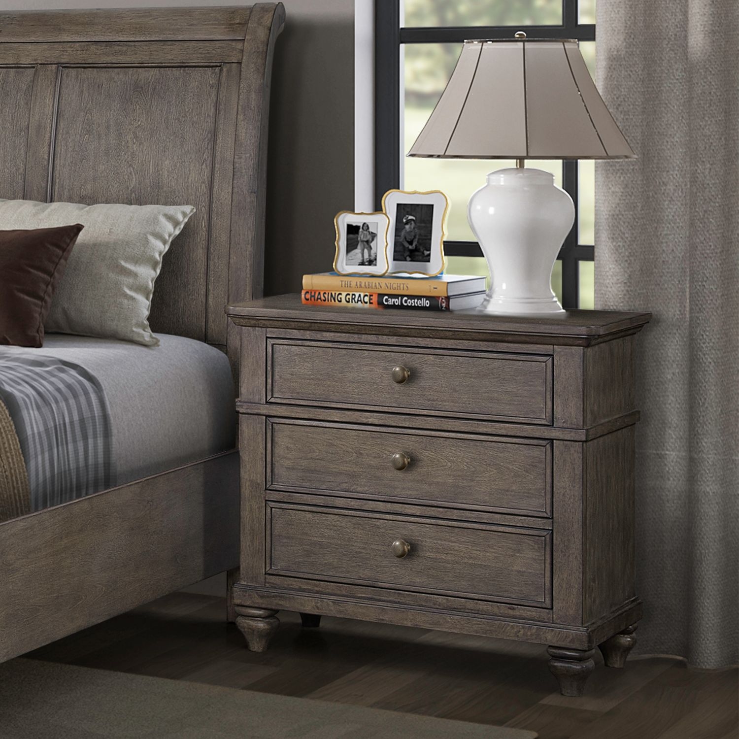 3-Drawer Nightstand