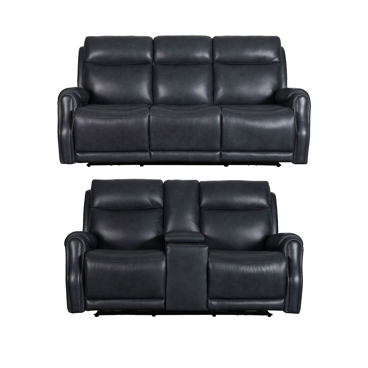 Power Reclining Sofa and Loveseat Set