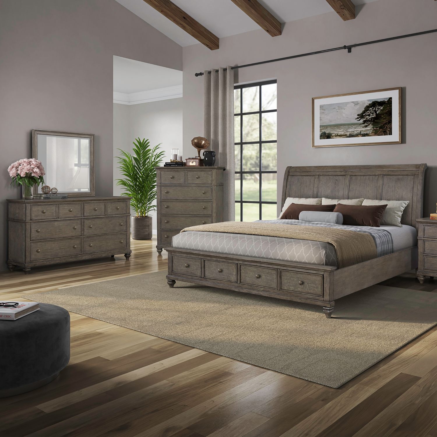 4-Piece King Storage Bedroom Set
