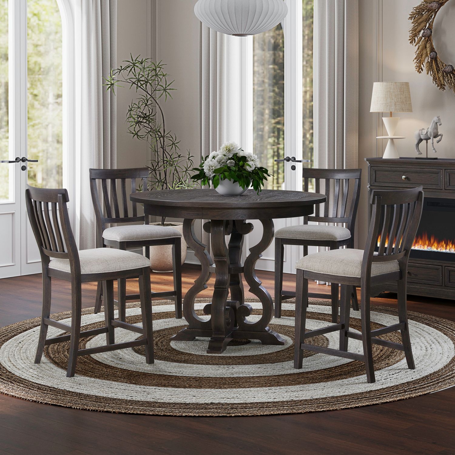5-Piece Counter Dining Set