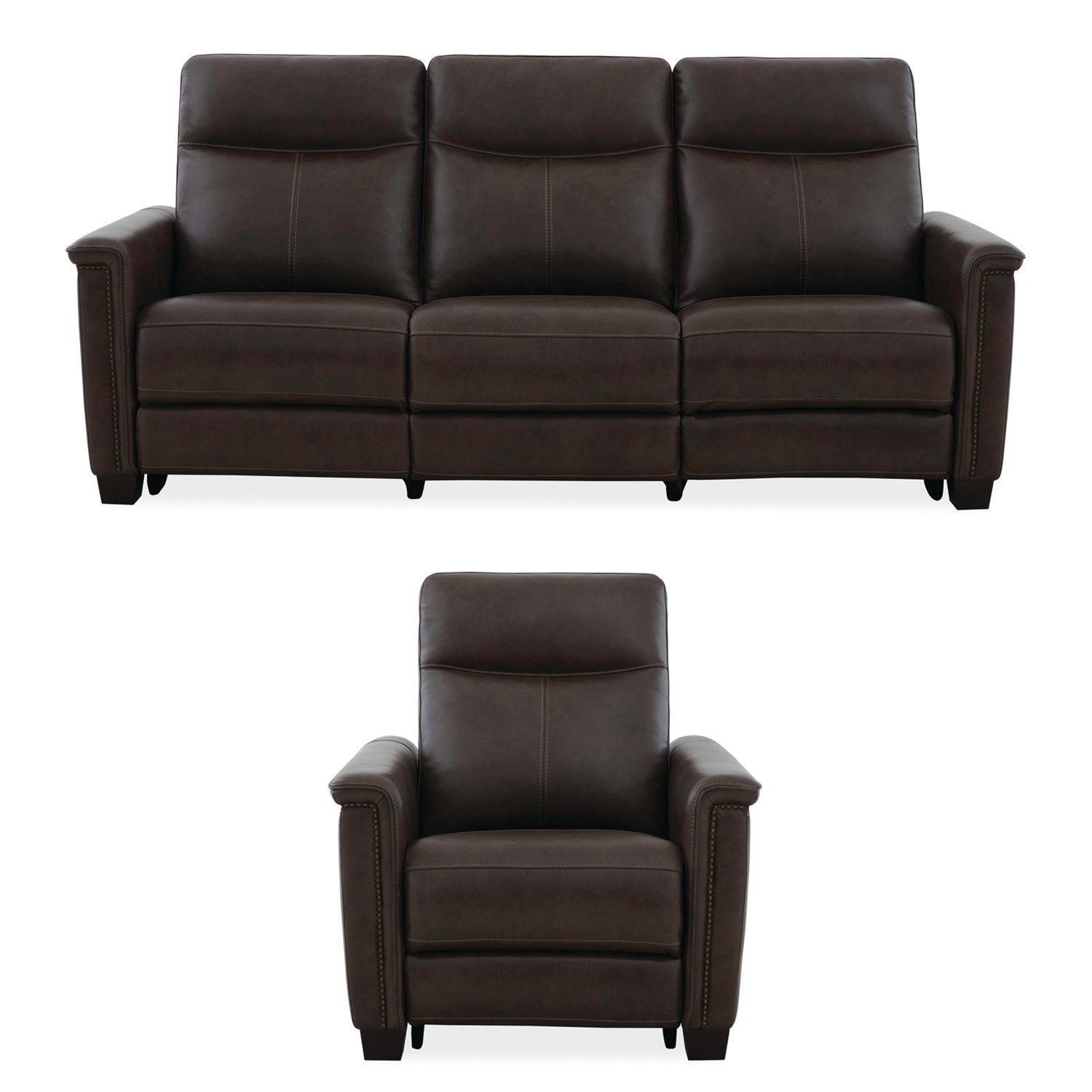 Power Reclining Sofa and Recliner Set