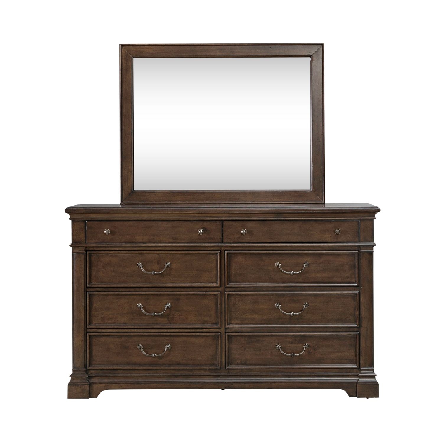 8-Drawer Dresser and Landscape Mirror