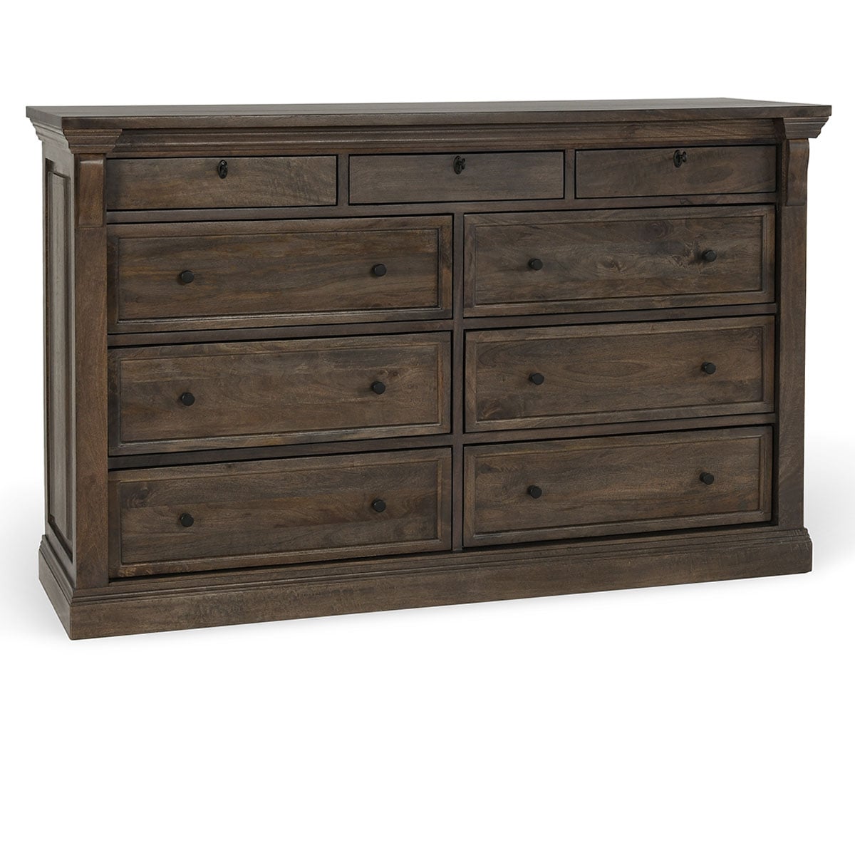 Wood 9Dwr Dresser Cocoa Brown
