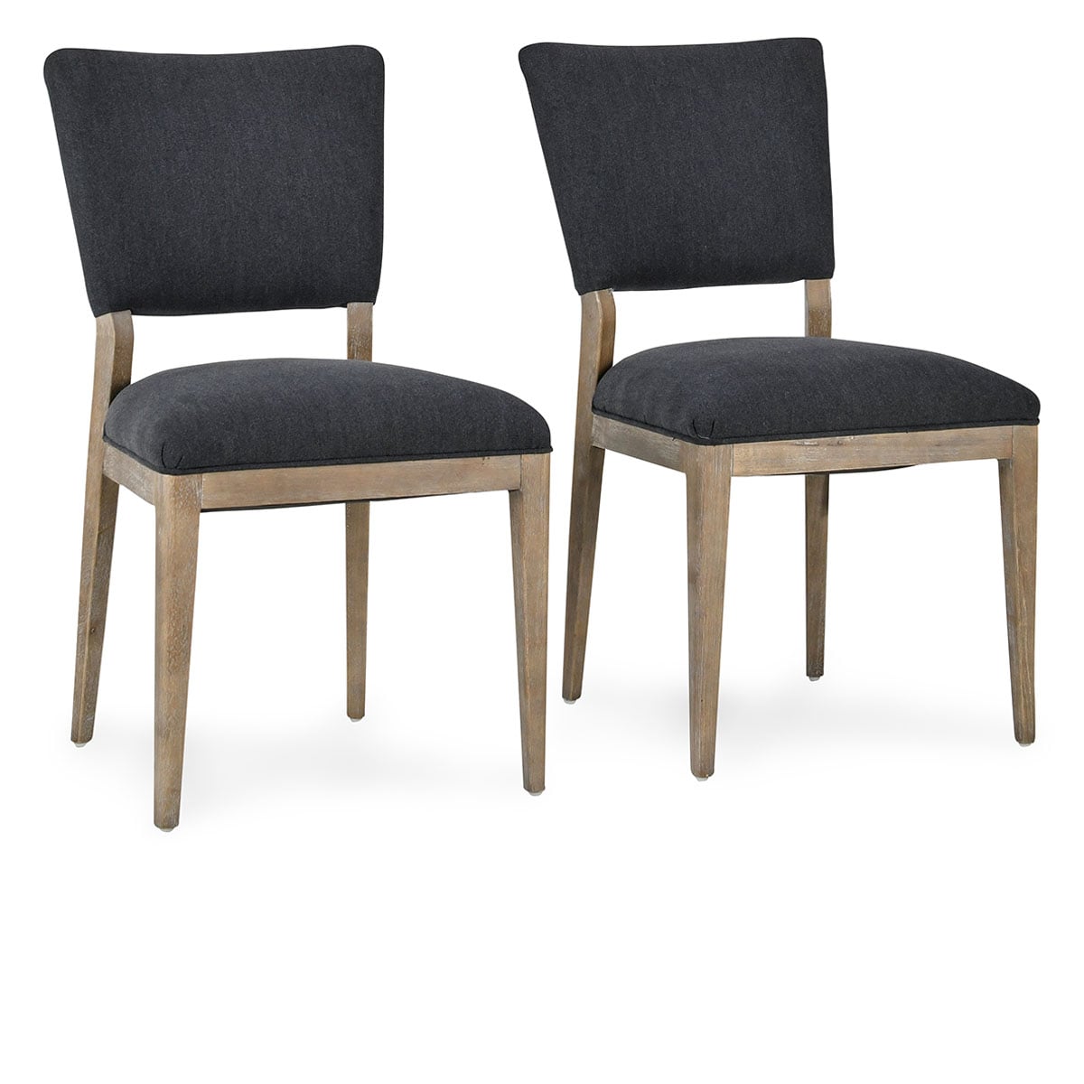Upholstered Dining Chair Gray Set Of 2