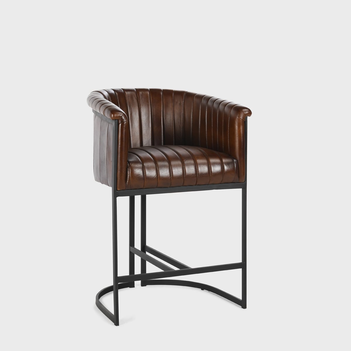 Counter Stool Rustic Brown