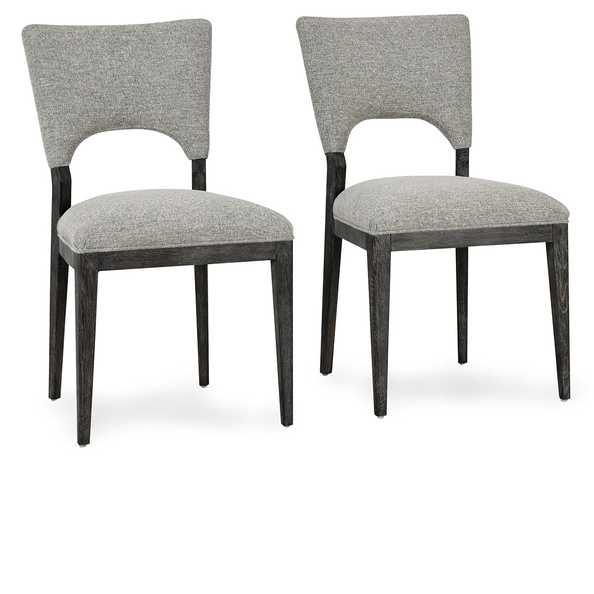 Upholstered Dining Chair Gray Set Of 2