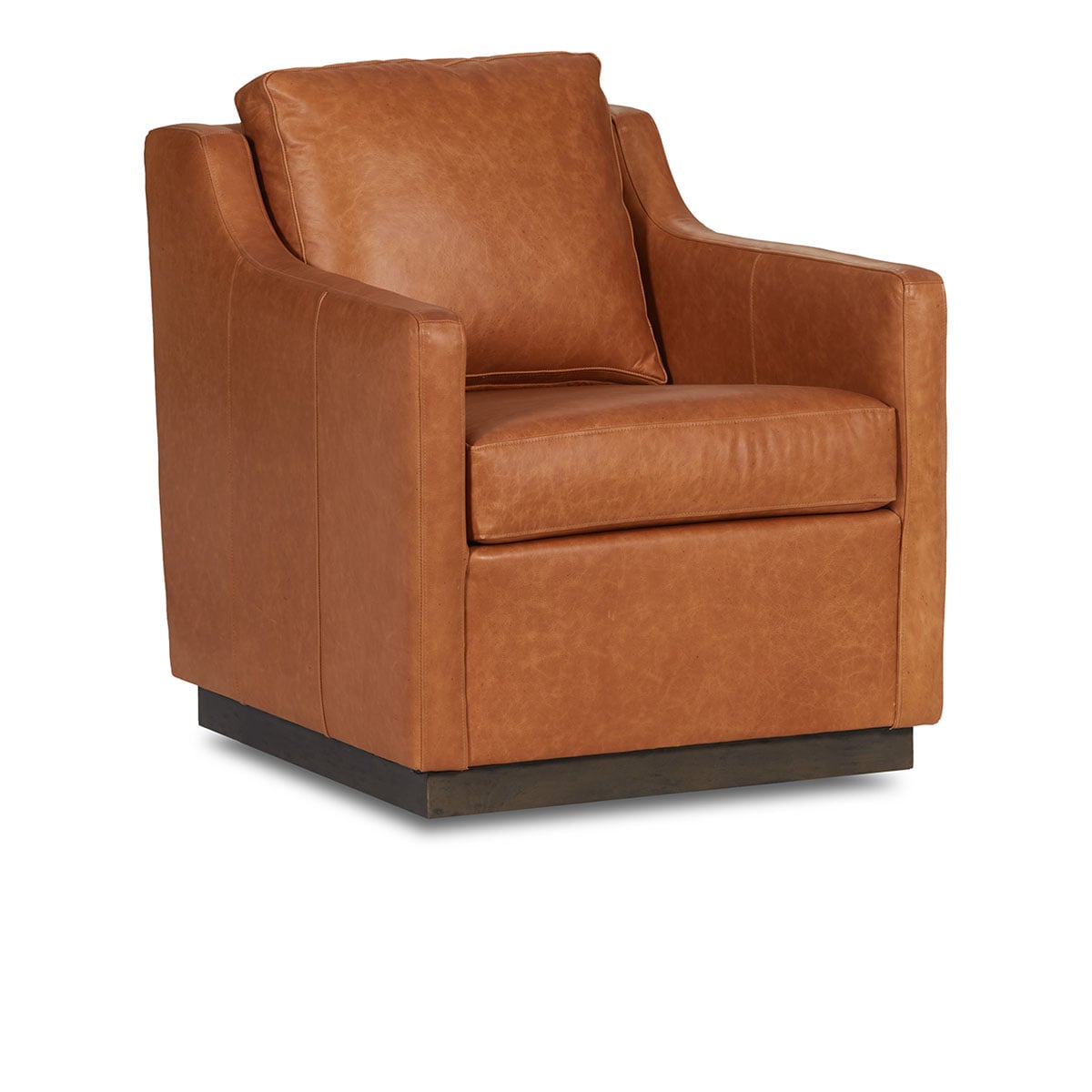 Accent Chair - Swivel Oste River Leather