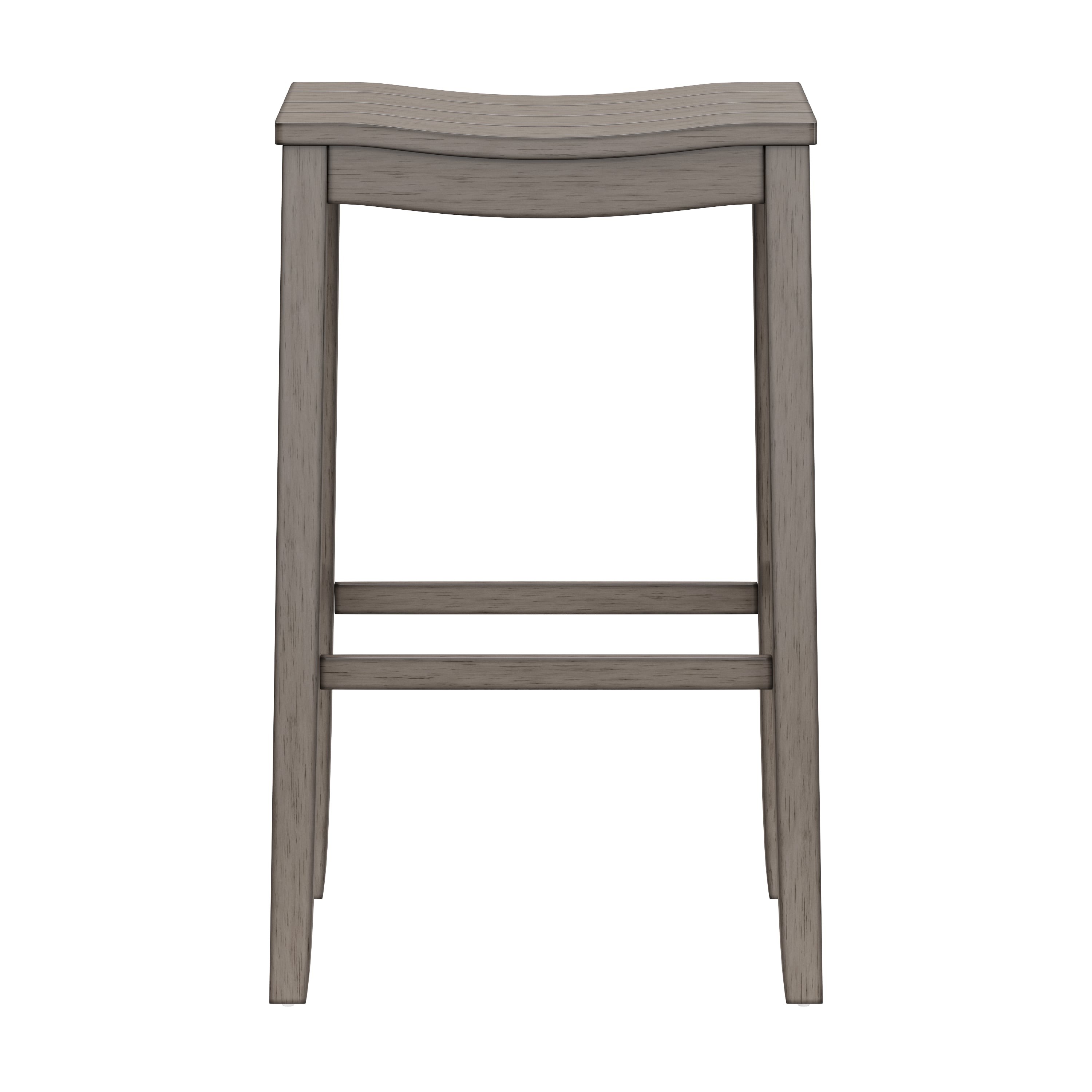 Hillsdale Fiddler Fiddler Wood Backless Bar Height Stool with Saddle