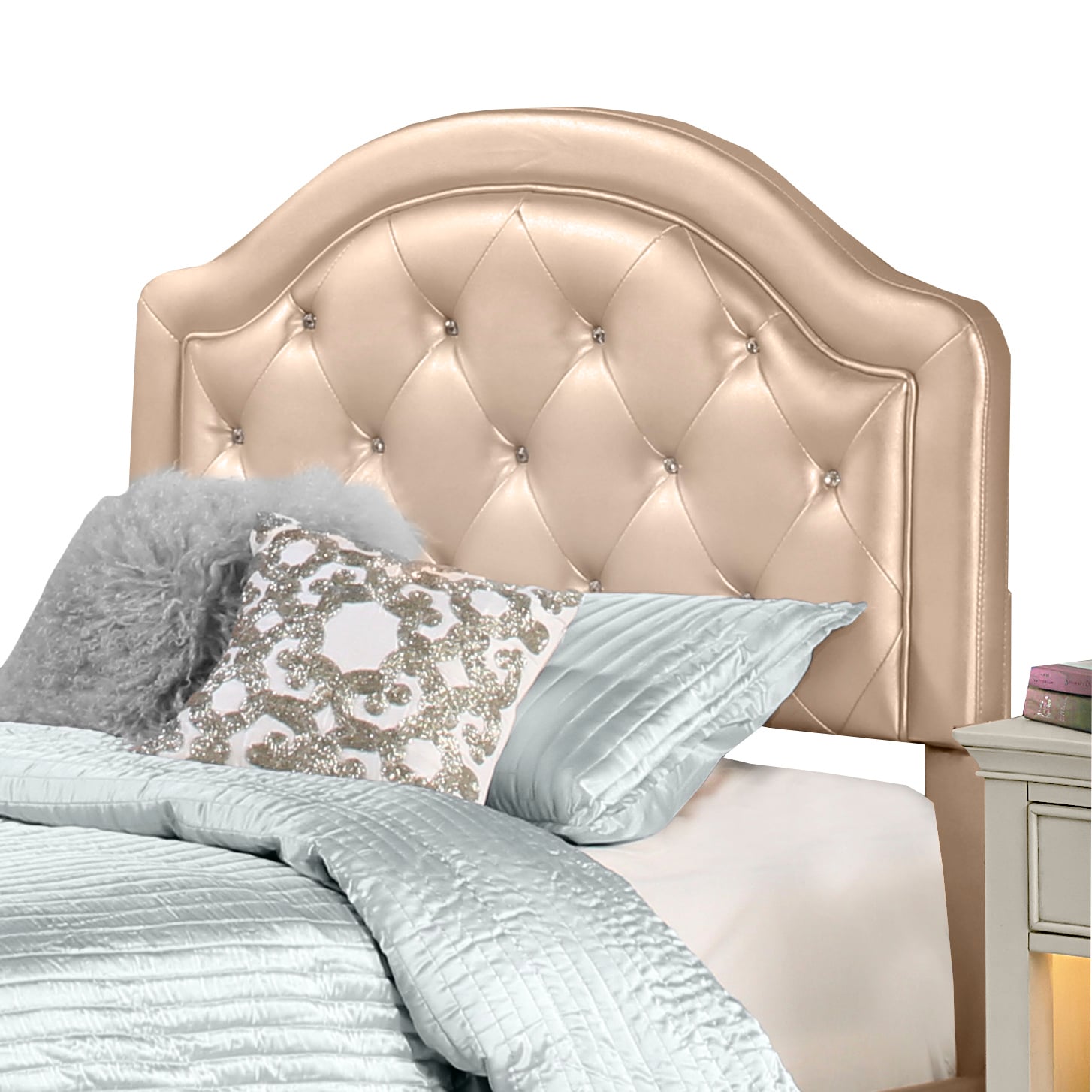 Hillsdale Karley Twin Upholstered Headboard with Frame Powell's