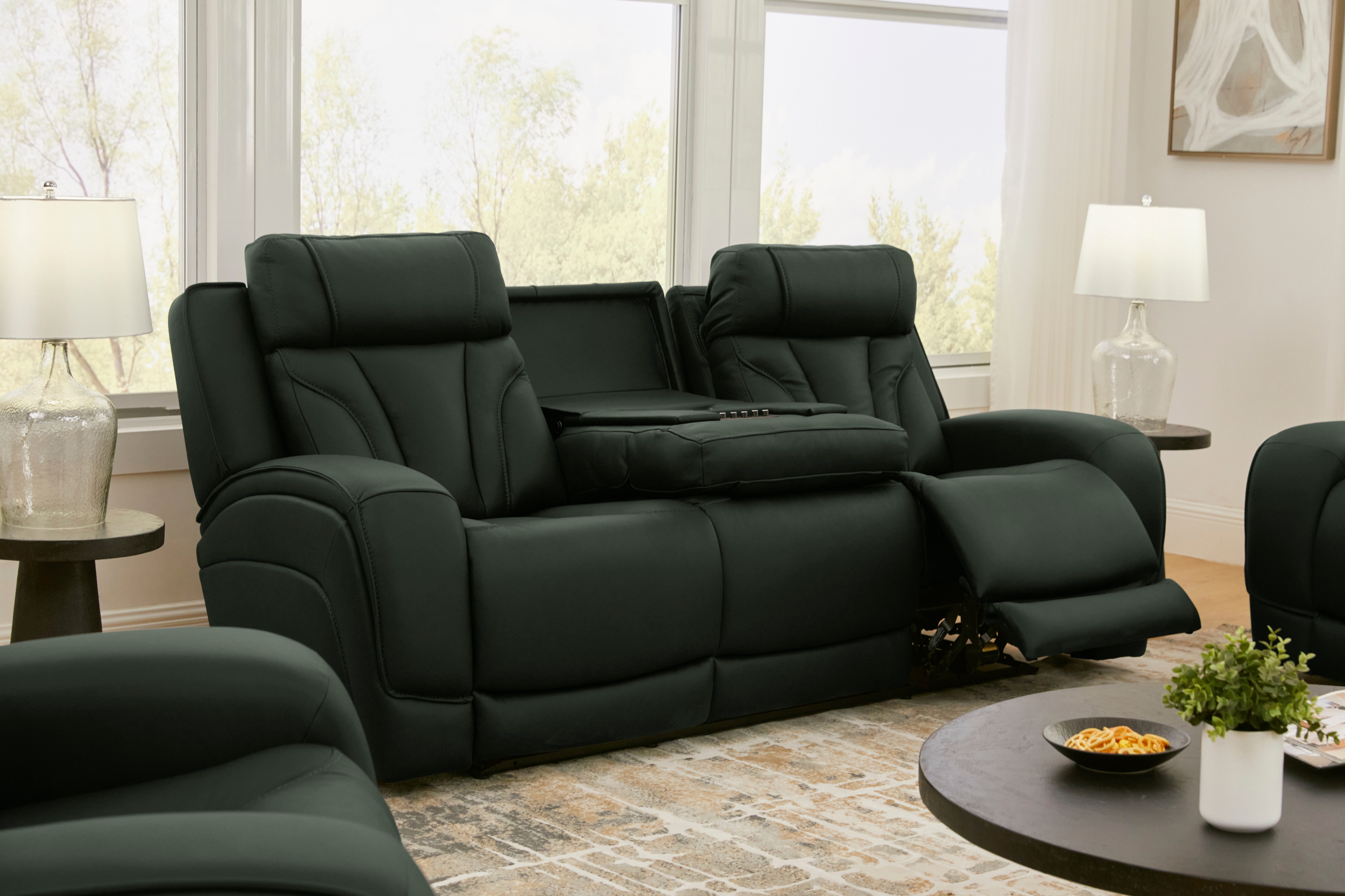Kuka Home KM6718 12687714 Leather Jet Set Zero Gravity Power