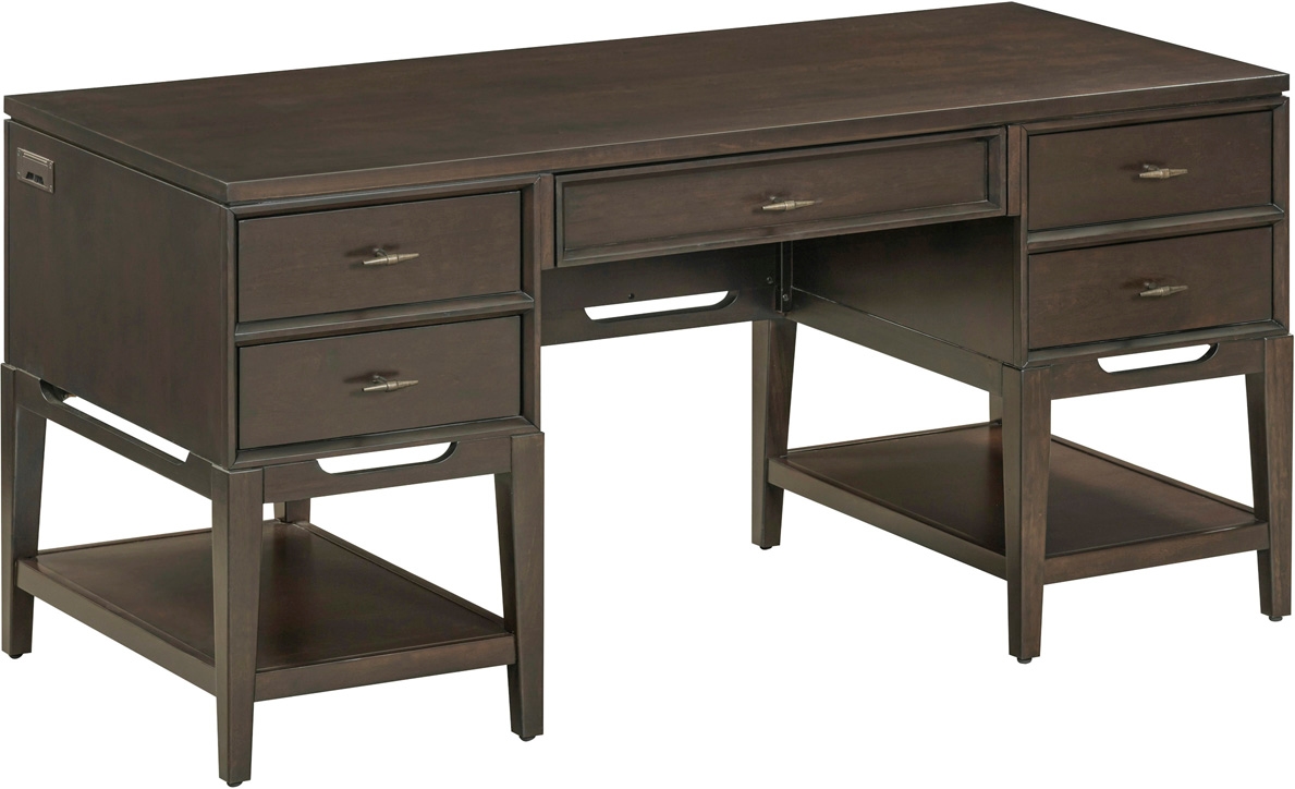 64" Half Pedestal Desk
