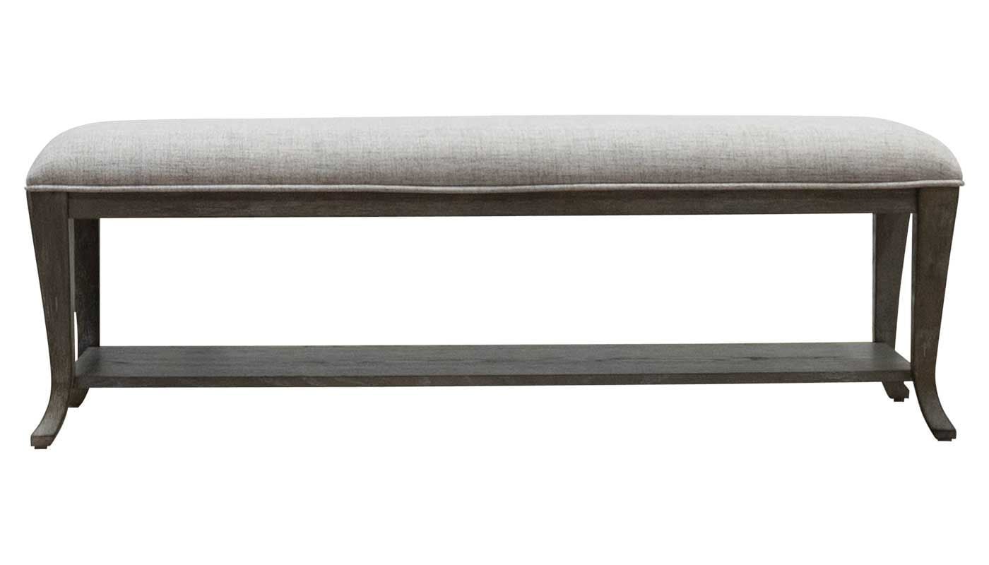 JB Home Hampton 102BNJCHUBE Hampton Bench Johnson's Furniture Uph