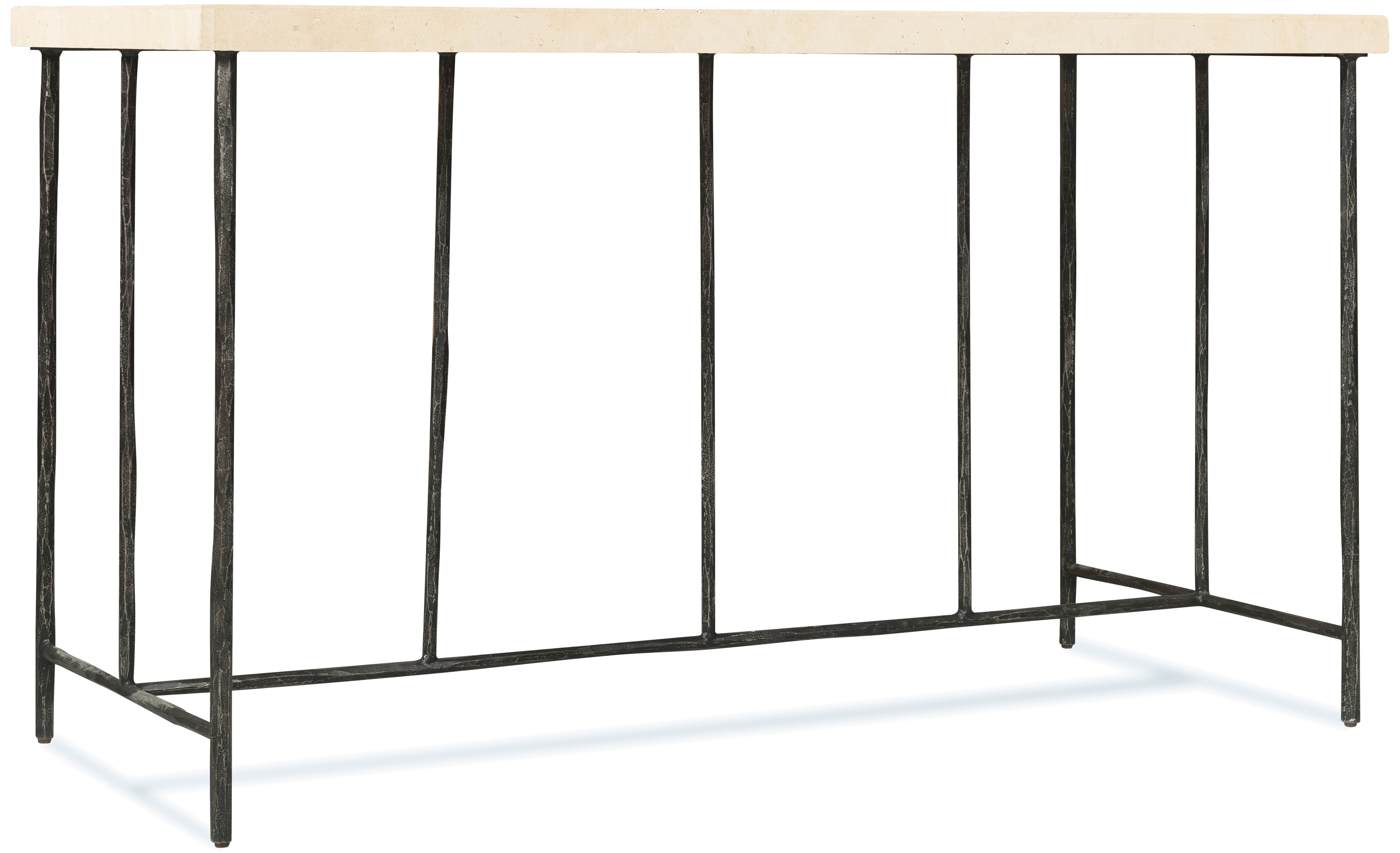 Stone-Top Metal Writing Desk