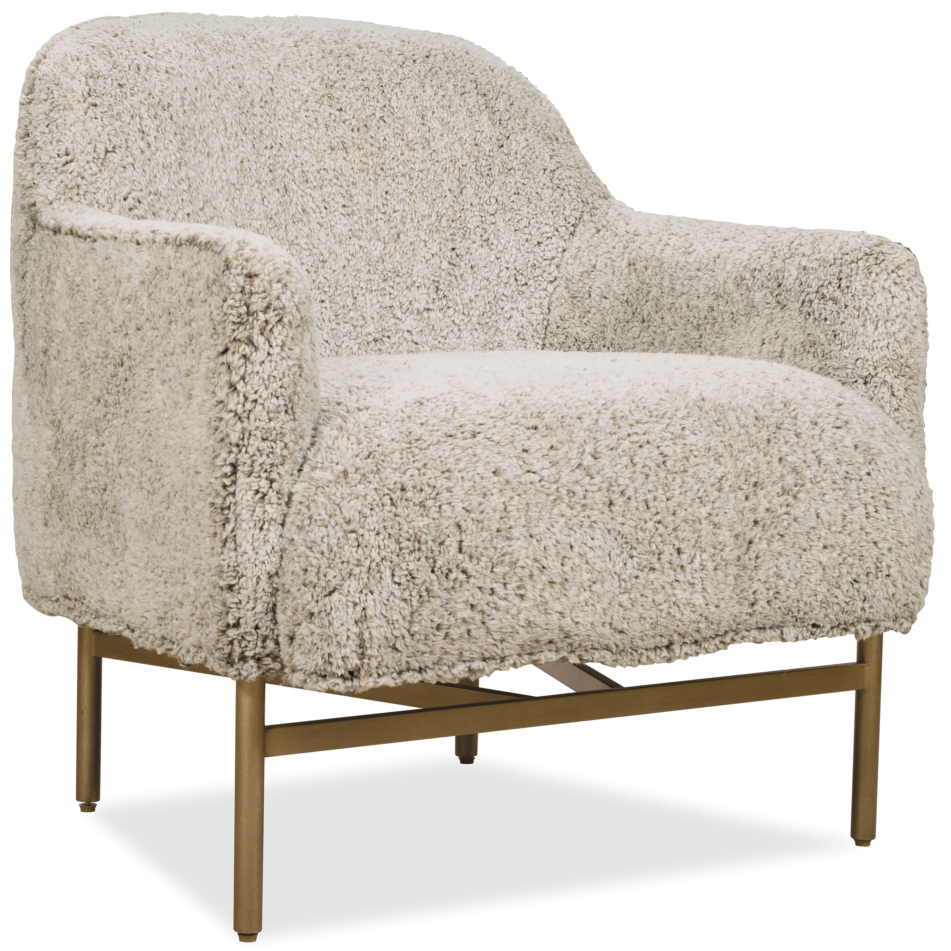 Glam Barrel-Back Lounge Chair
