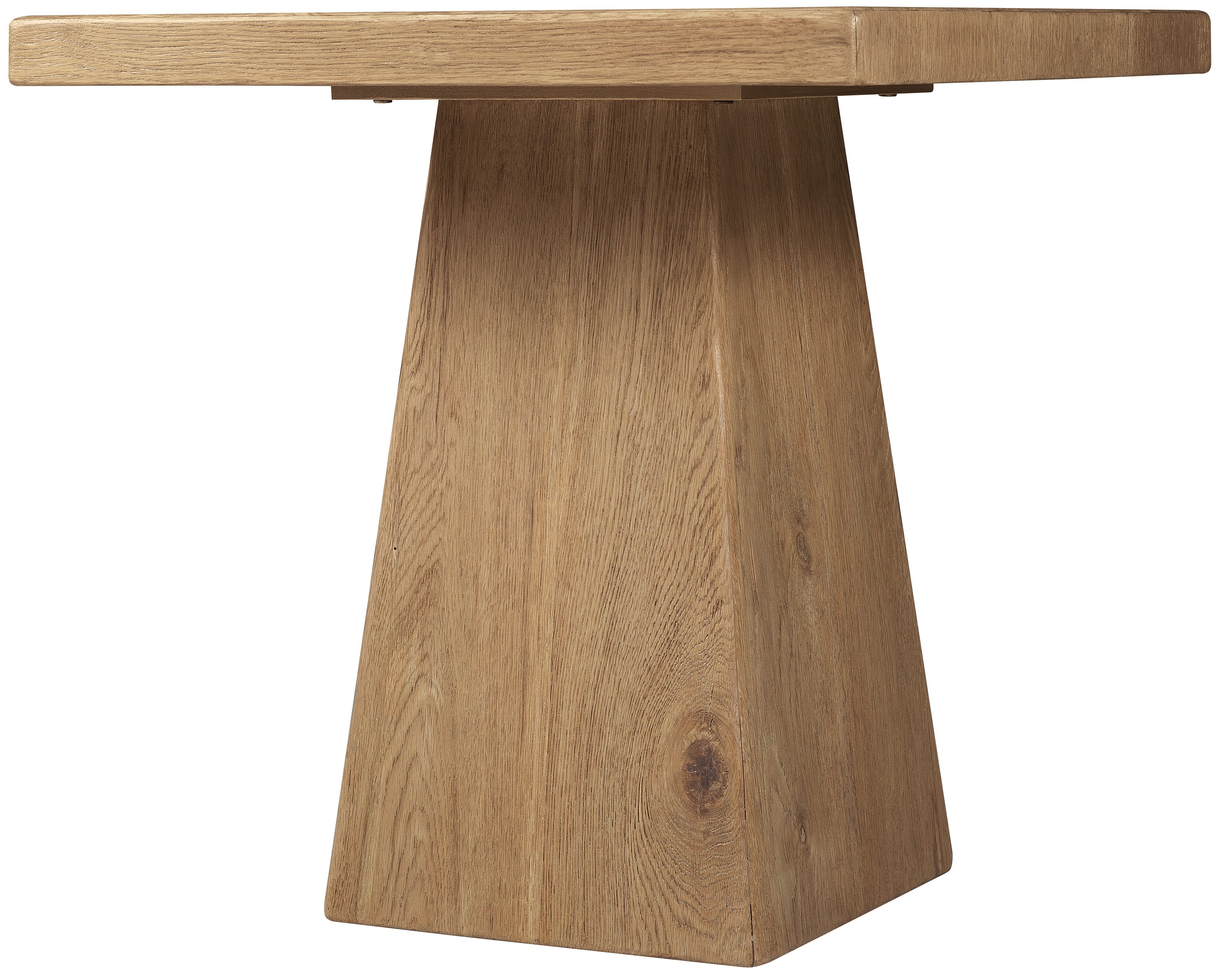 24" Sq. Pedestal End Table
