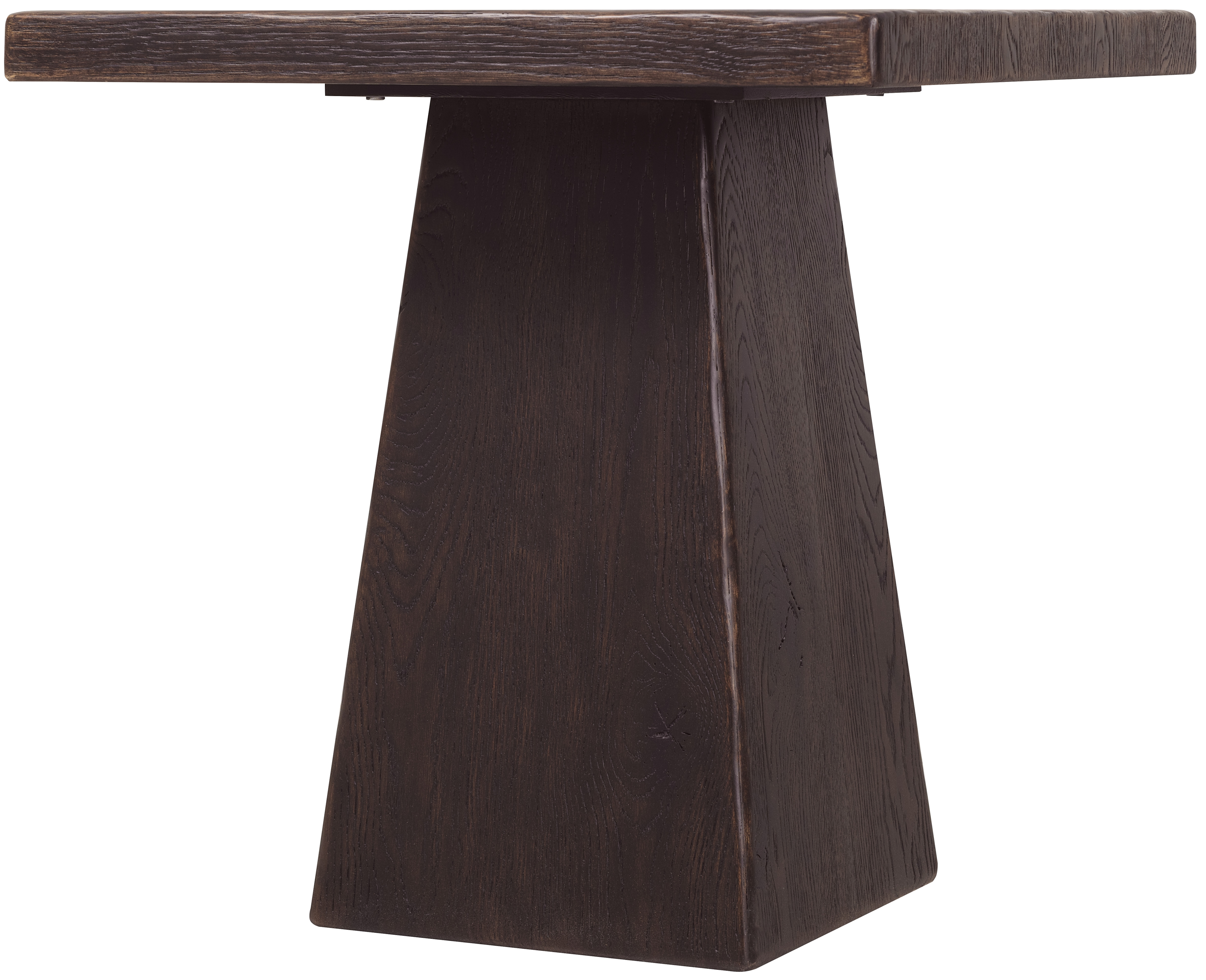 24" Sq. Pedestal End Table
