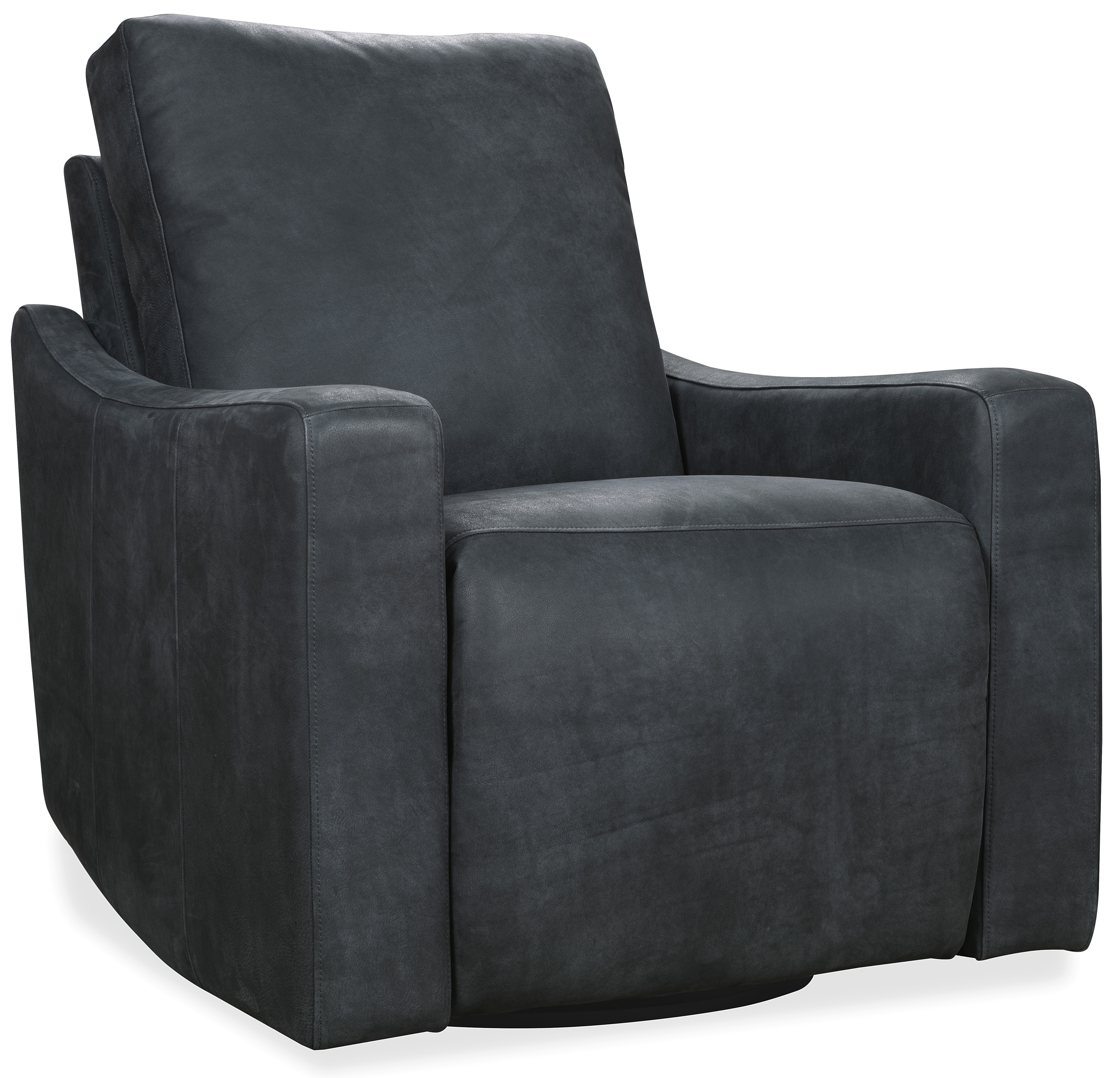 Leather Swivel Power Recliner
