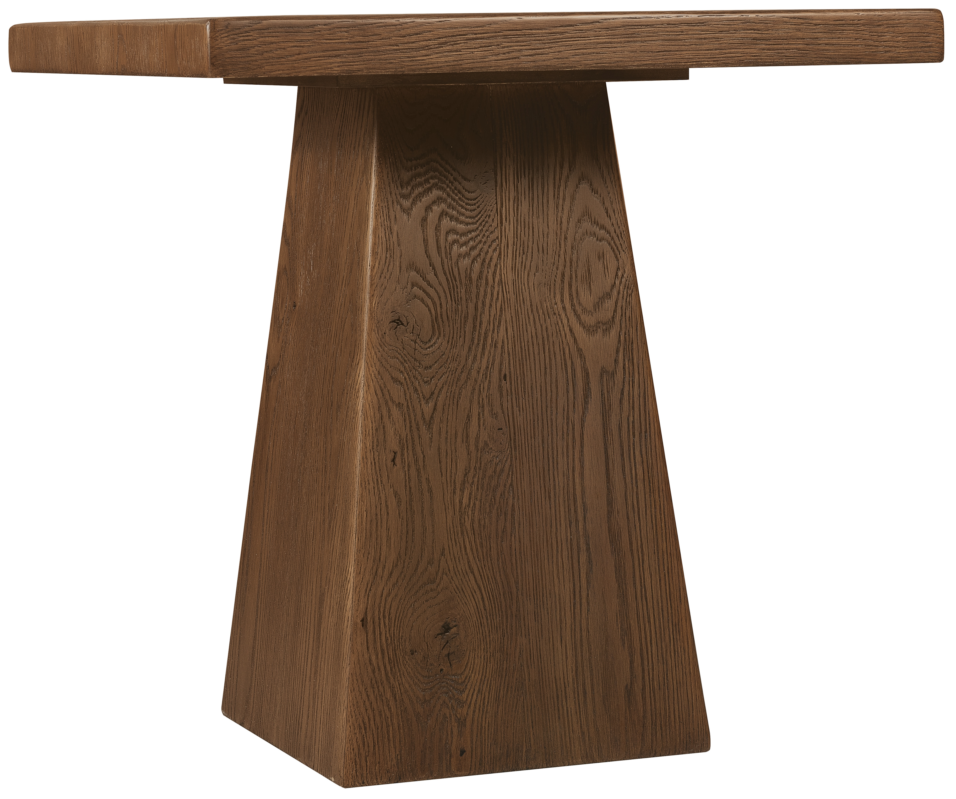 24" Sq. Pedestal End Table