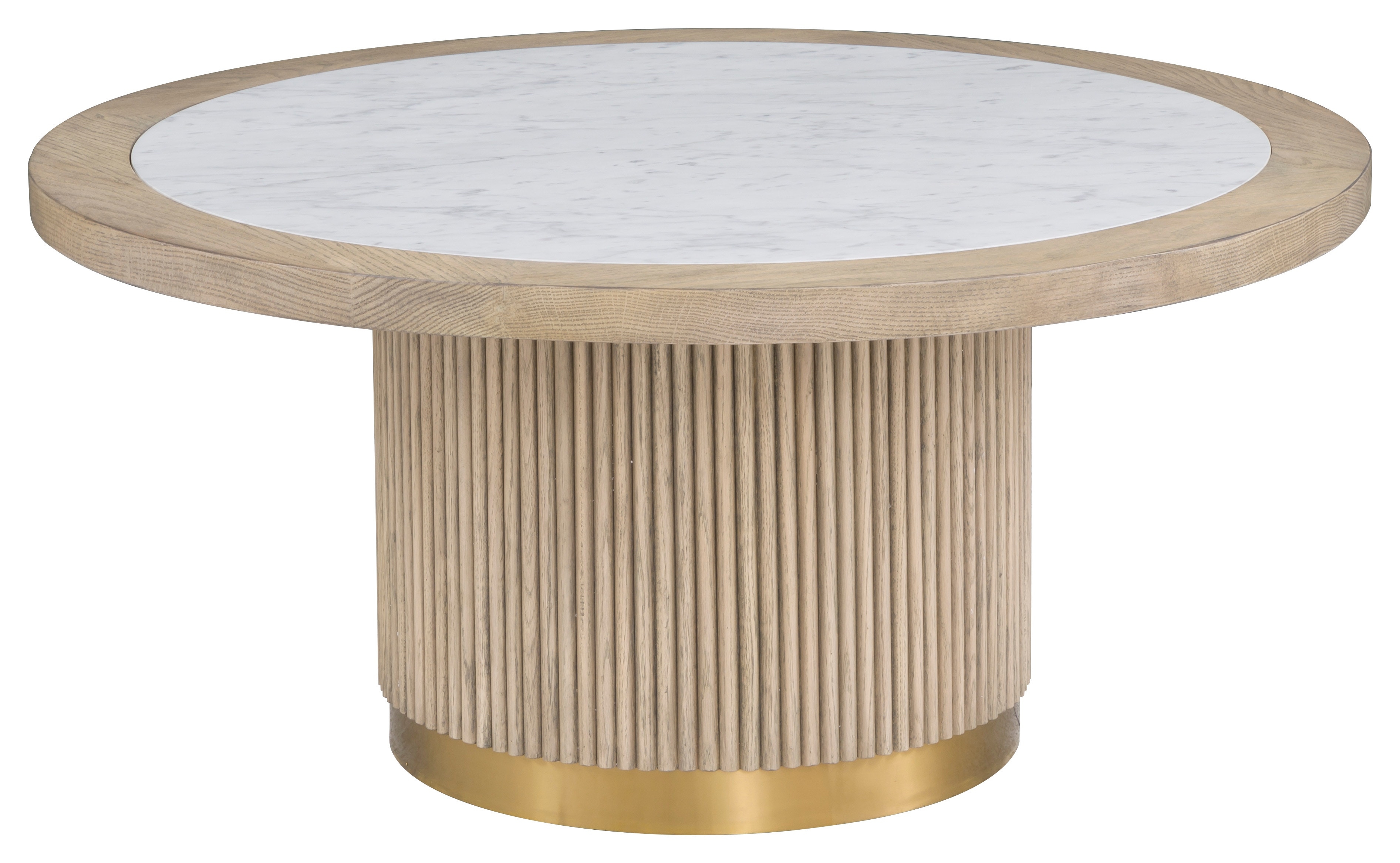 Large Round Bunching Cocktail Table