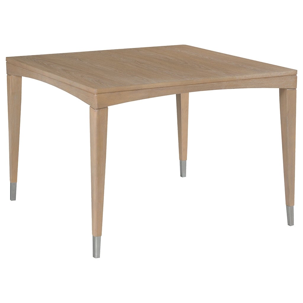 42" Sq. Dining Table w/Nickel Ferrules
