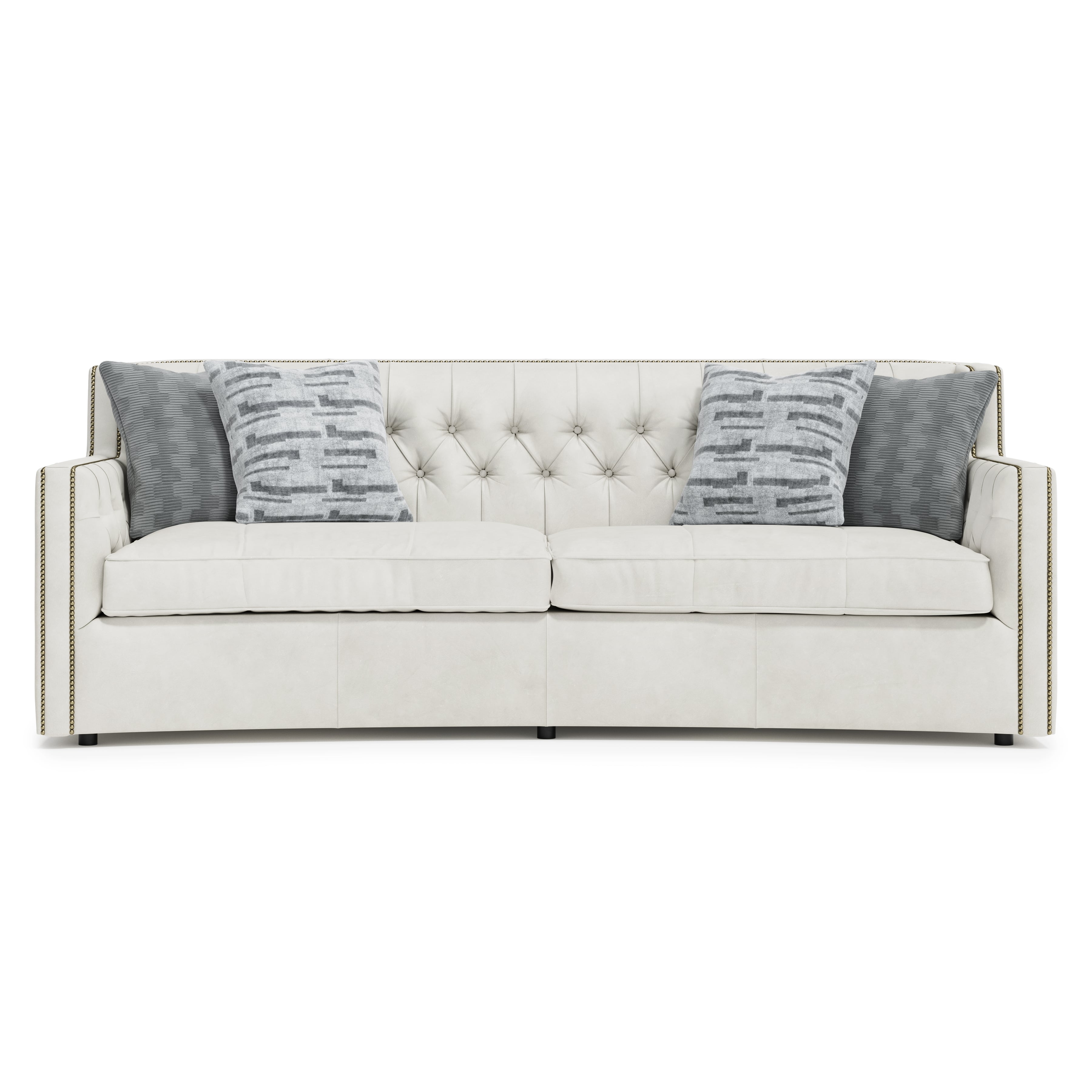 Bernhardt Candace 7277LJO 379-002 Leather Sofa | Baer's Furniture