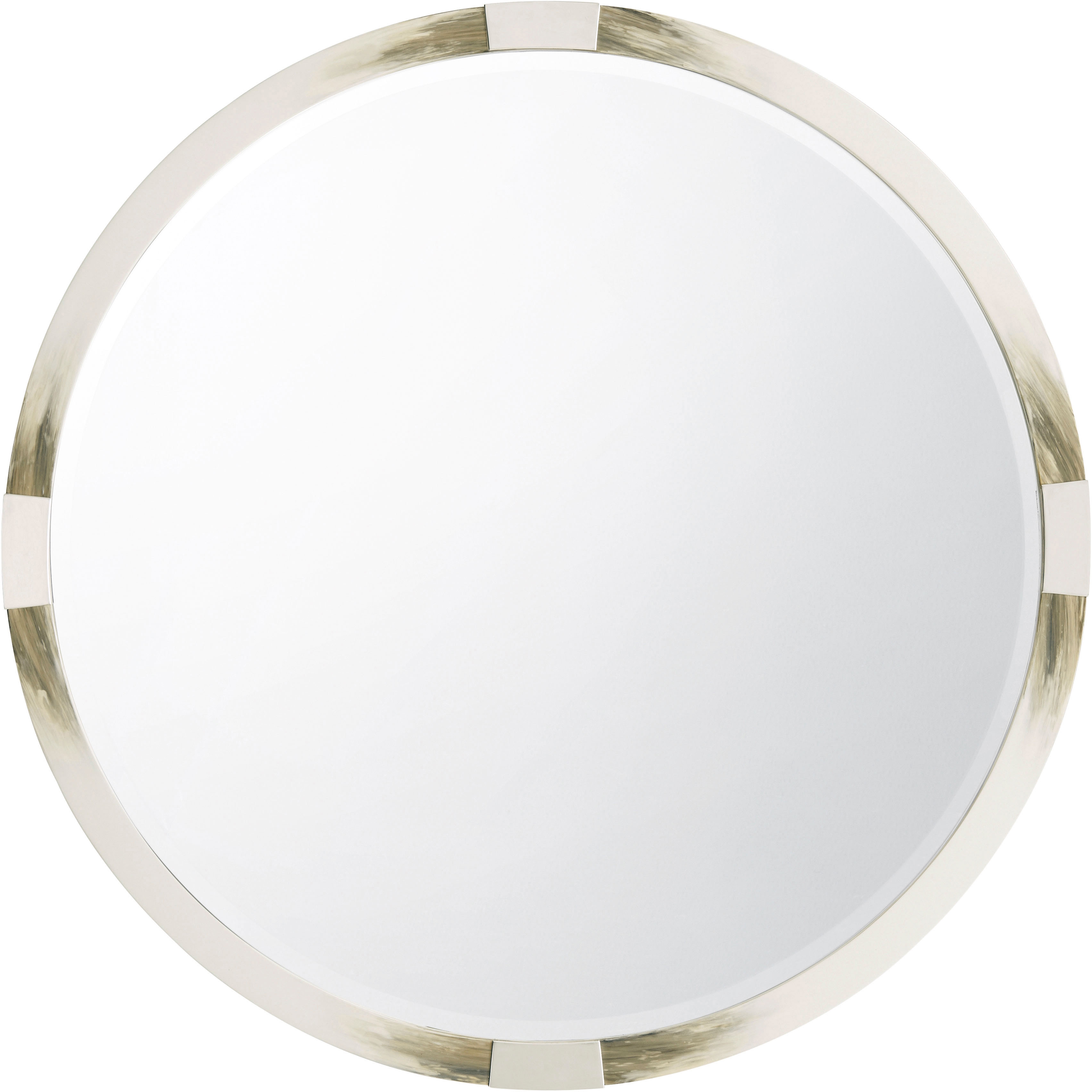 Cutting Edge Mirror (Round, Longhorn White)