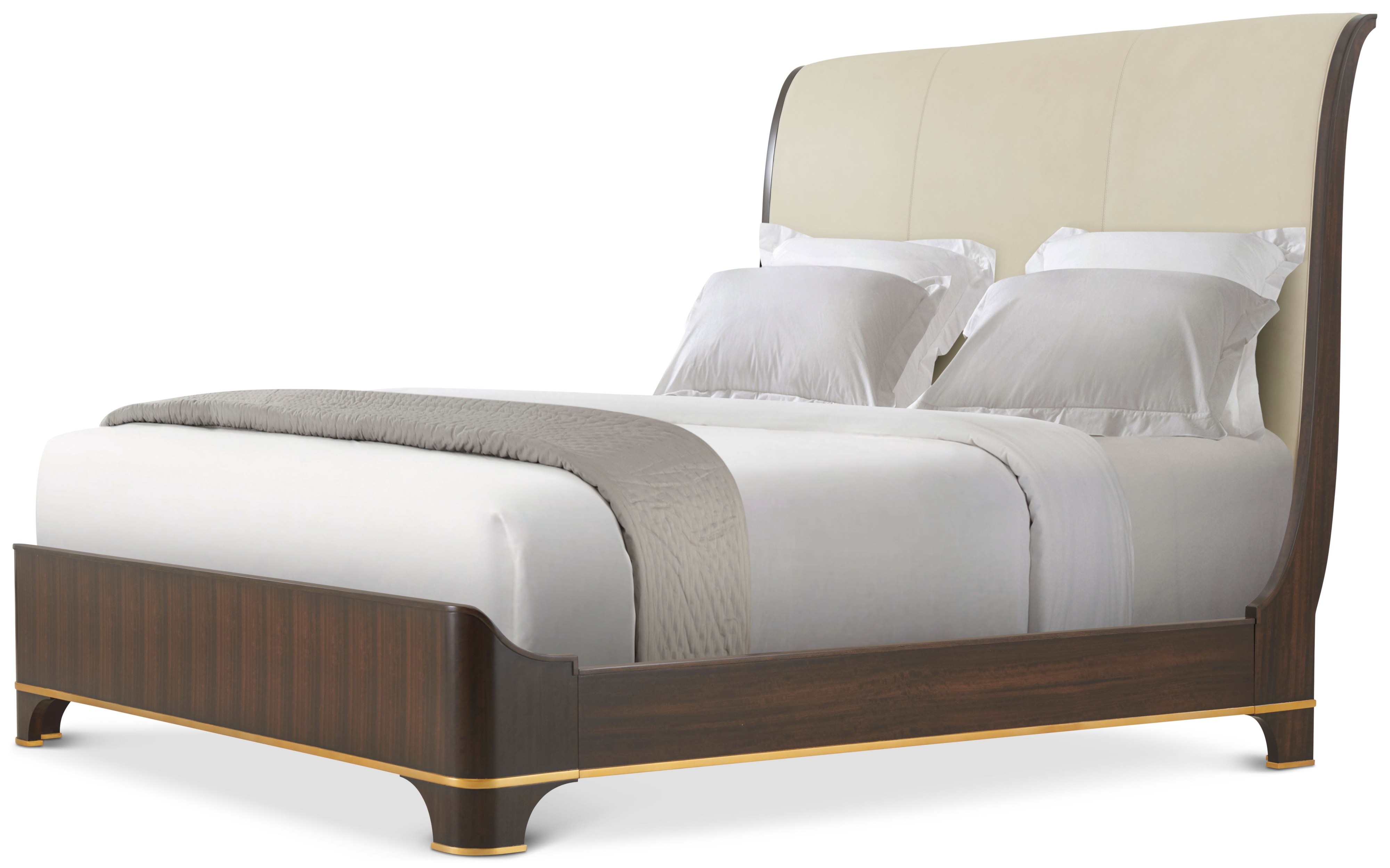 Carlton Gardens Upholstered King Sleigh Bed