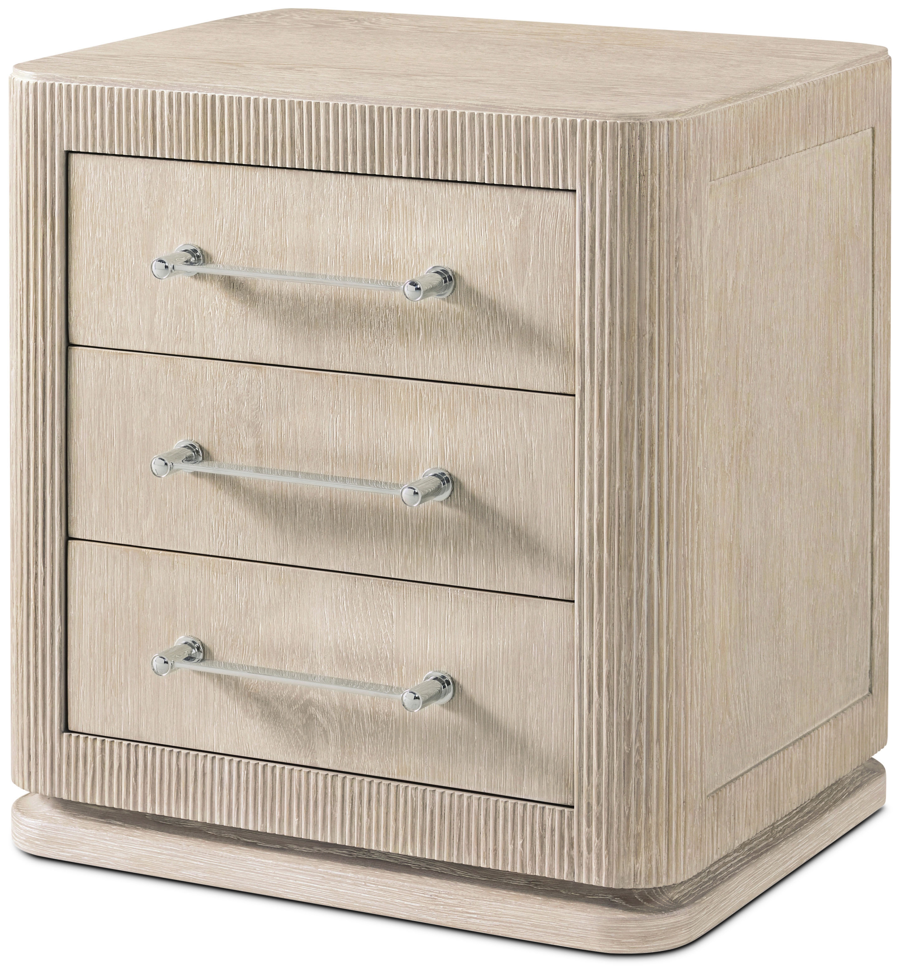 Horizon Three Drawer Small Nightstand