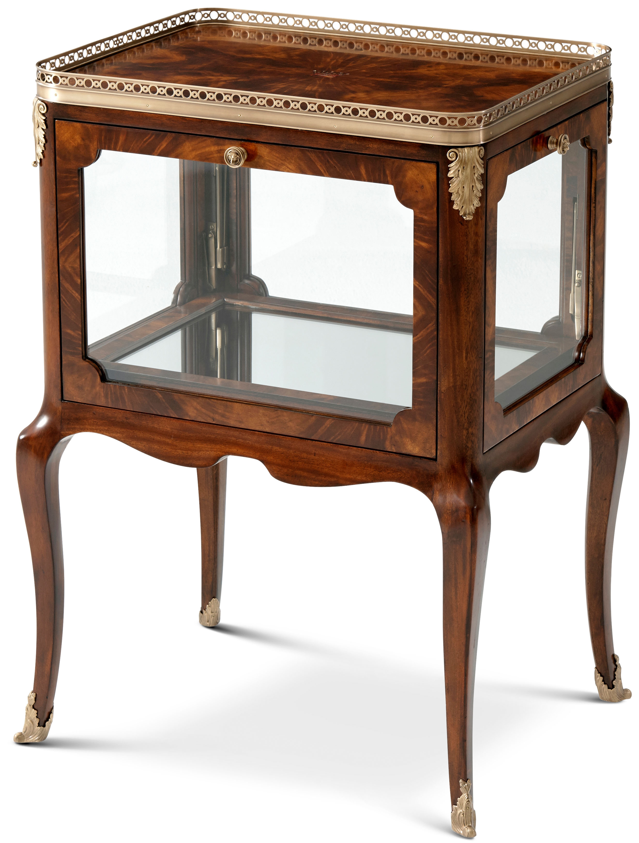 Pierced Vitrine Side Table