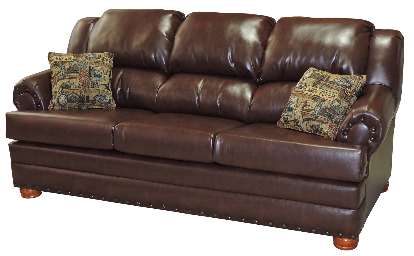 Plush Pub Back Sofa