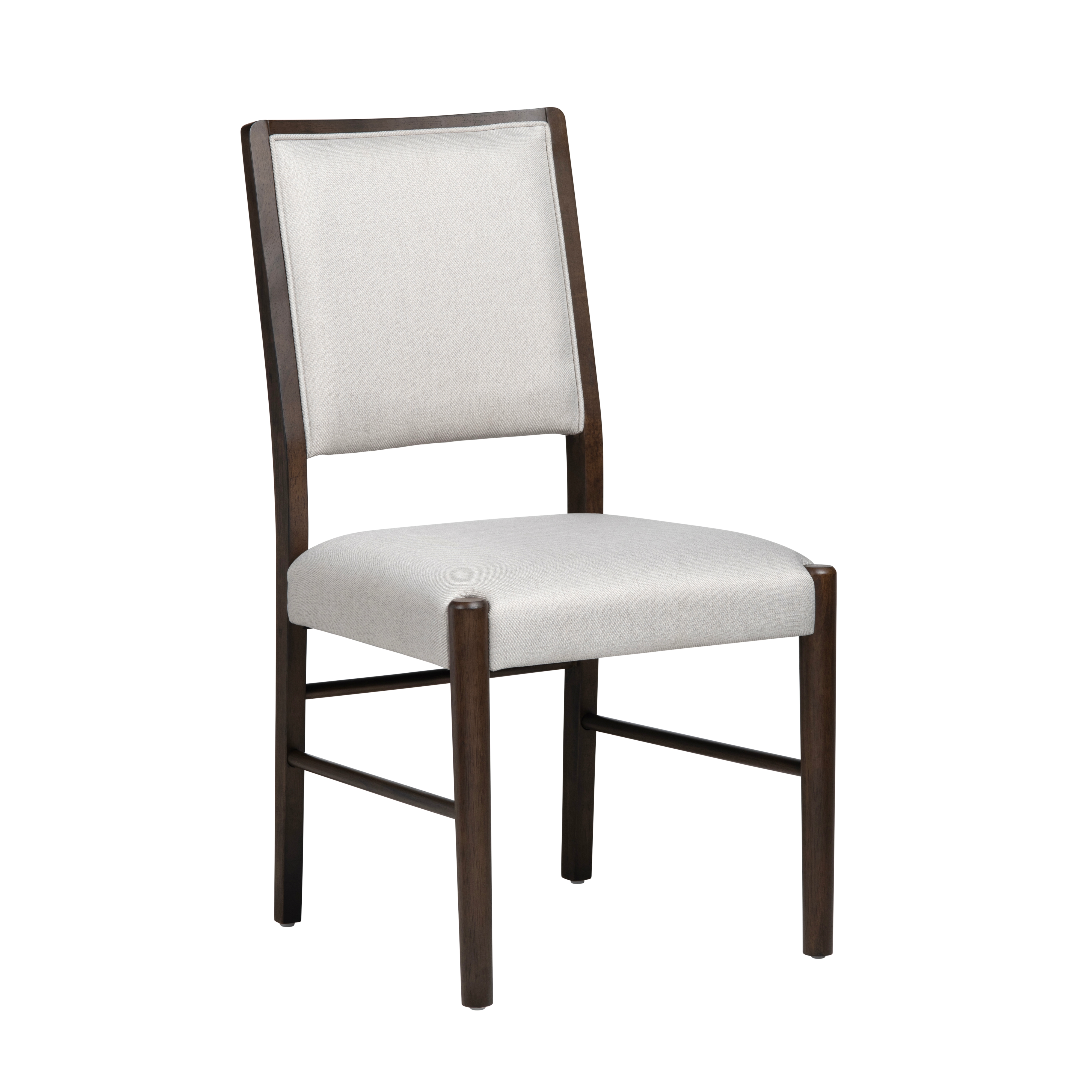 Upholstered Open-Back Dining Side Chair