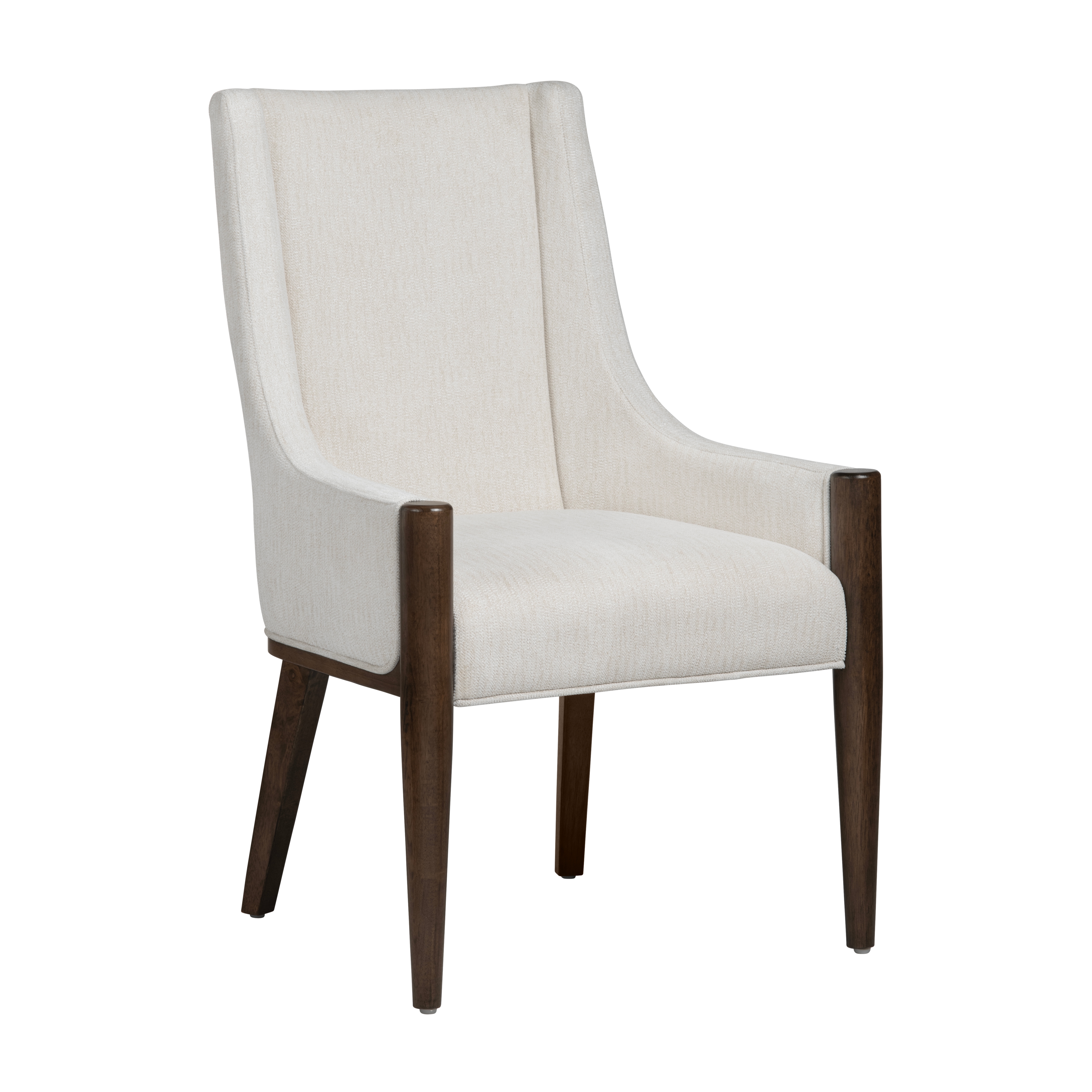 Upholstered Scoop-Back Dining Chair
