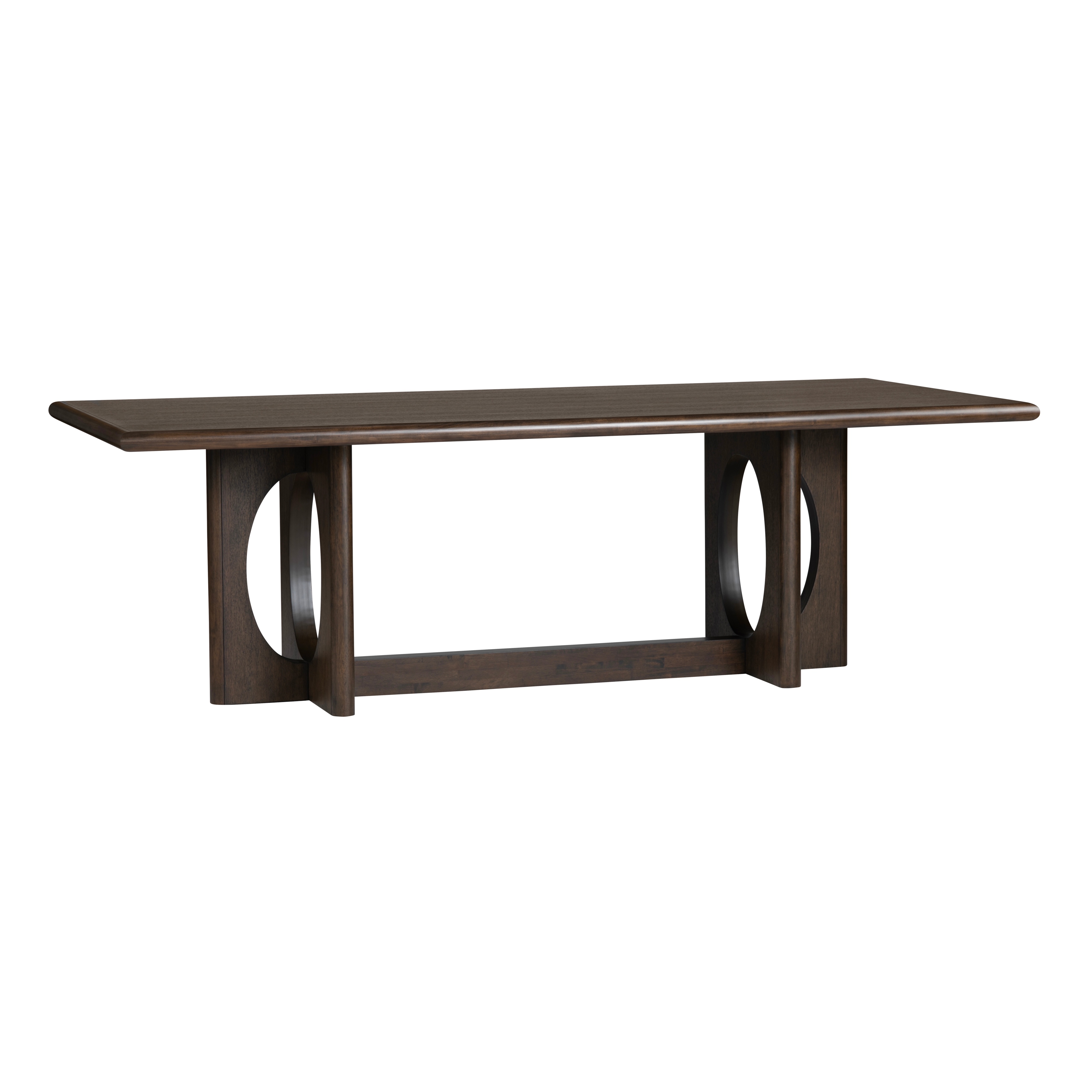 Modern 96" Rect. Trestle Dining Table