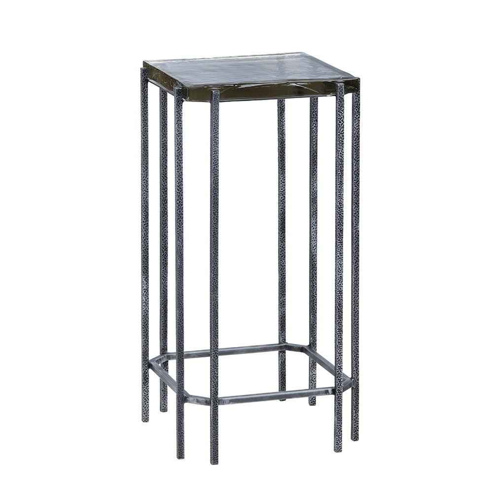Sq. Hammered-Iron Spot Table