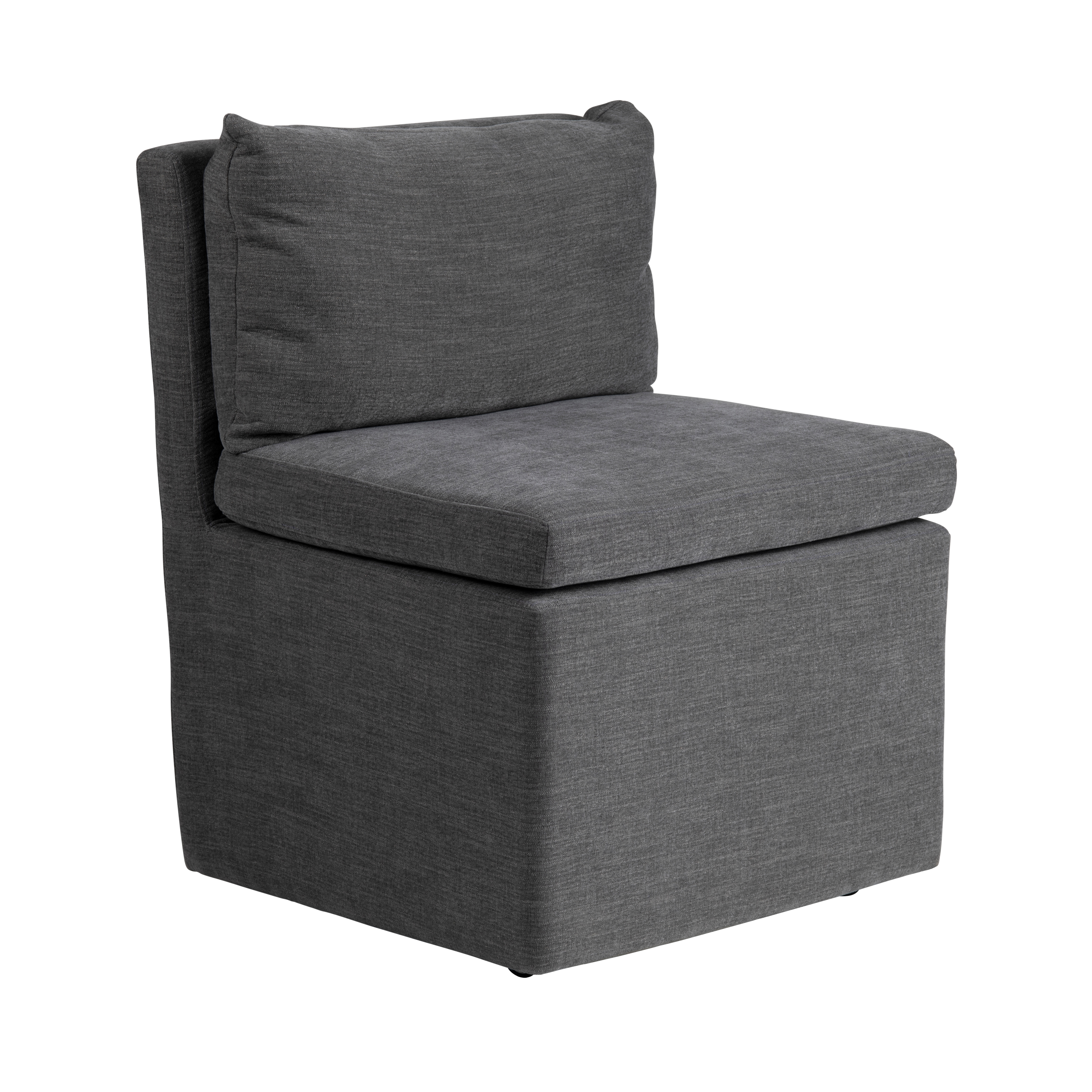Slipcover Dining Side Chair w/Casters